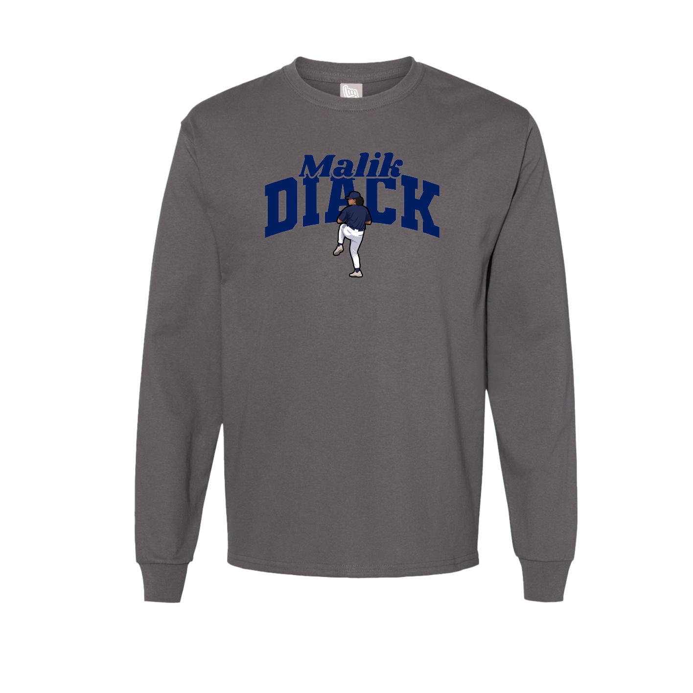 Long Sleeve Tee — Signature Arch in Grey