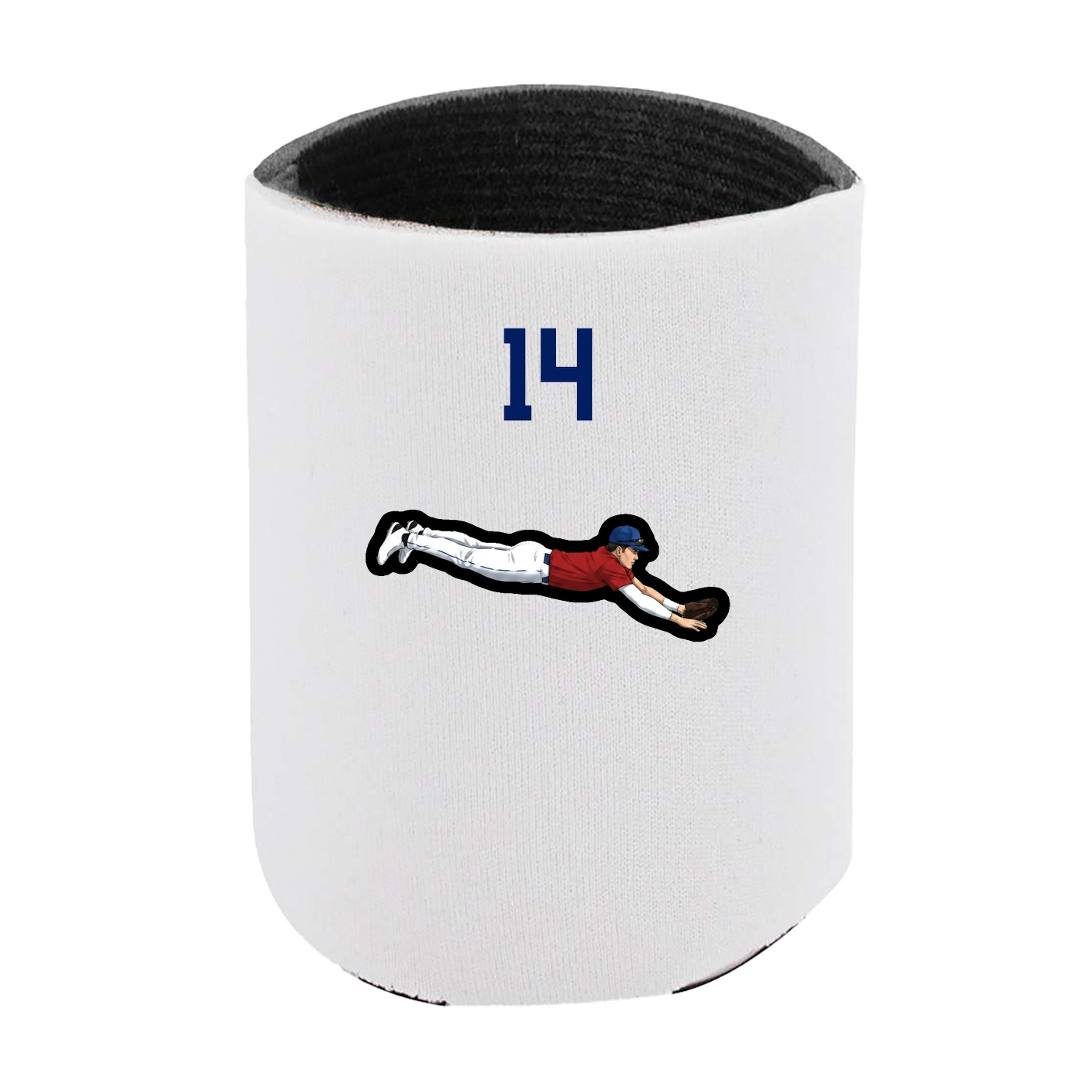 Can Holder — Number Top in White