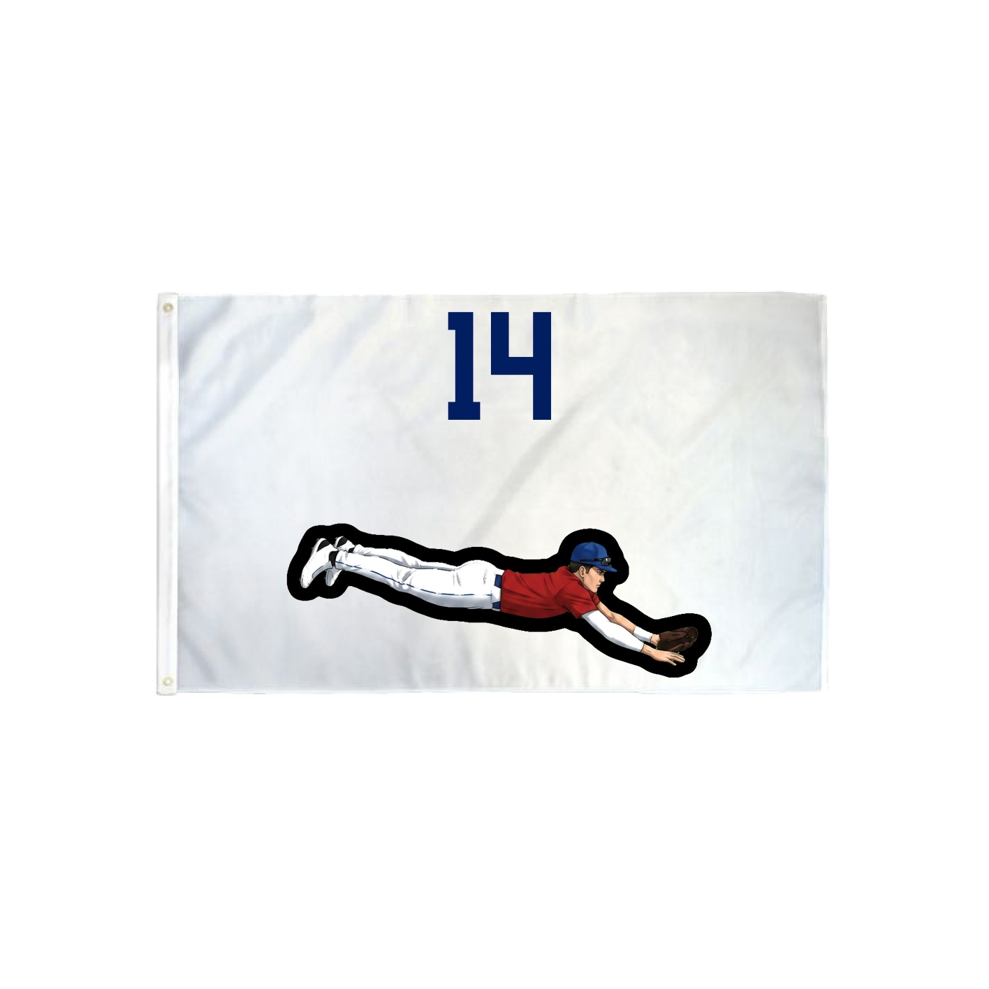3x5 Flag — Number Top in Classic