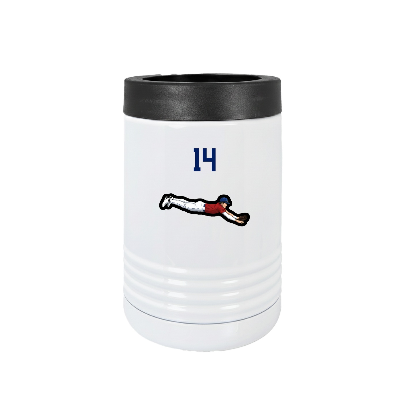 Beverage Holder — Number Top in White