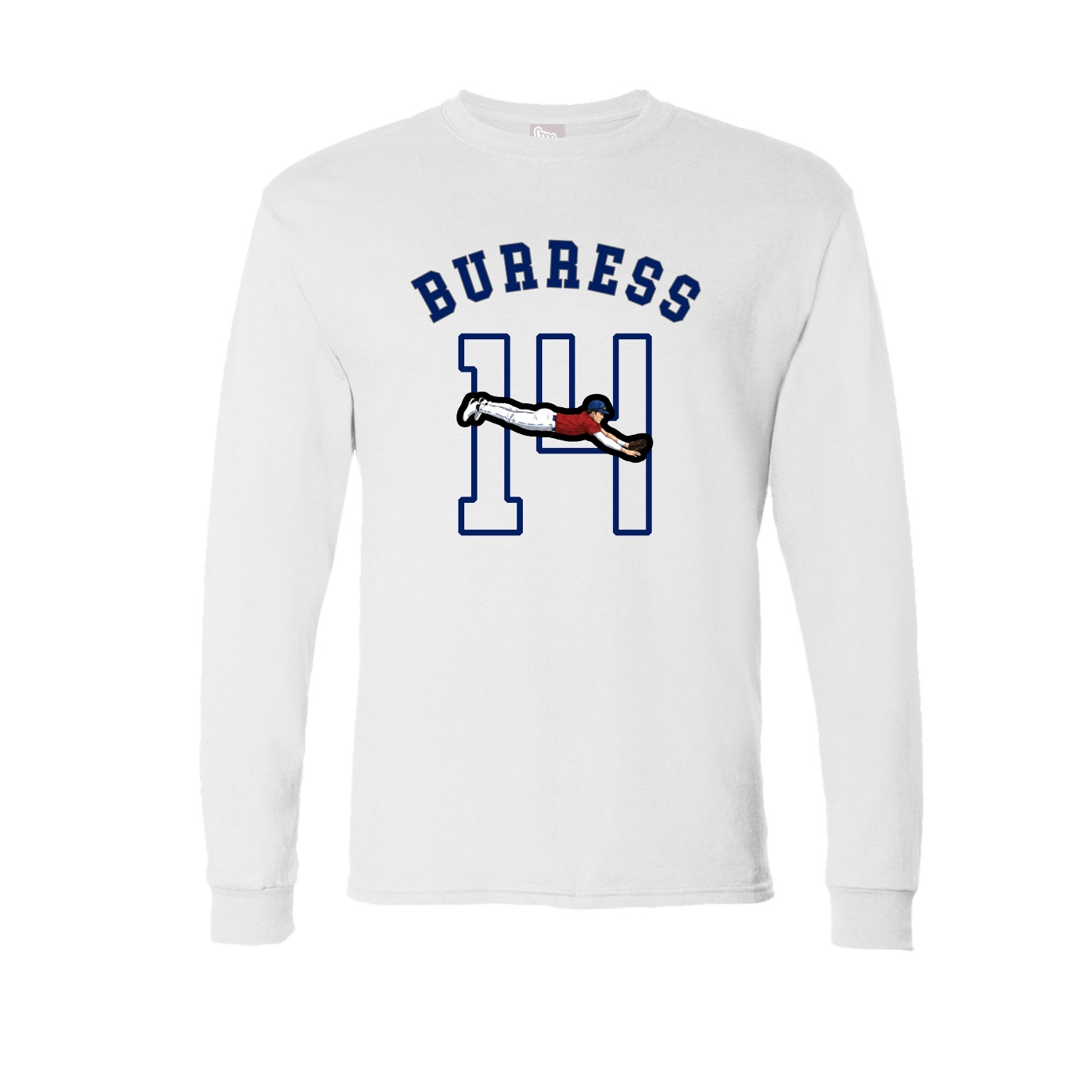 Long Sleeve Tee — Shirsey Arch in White