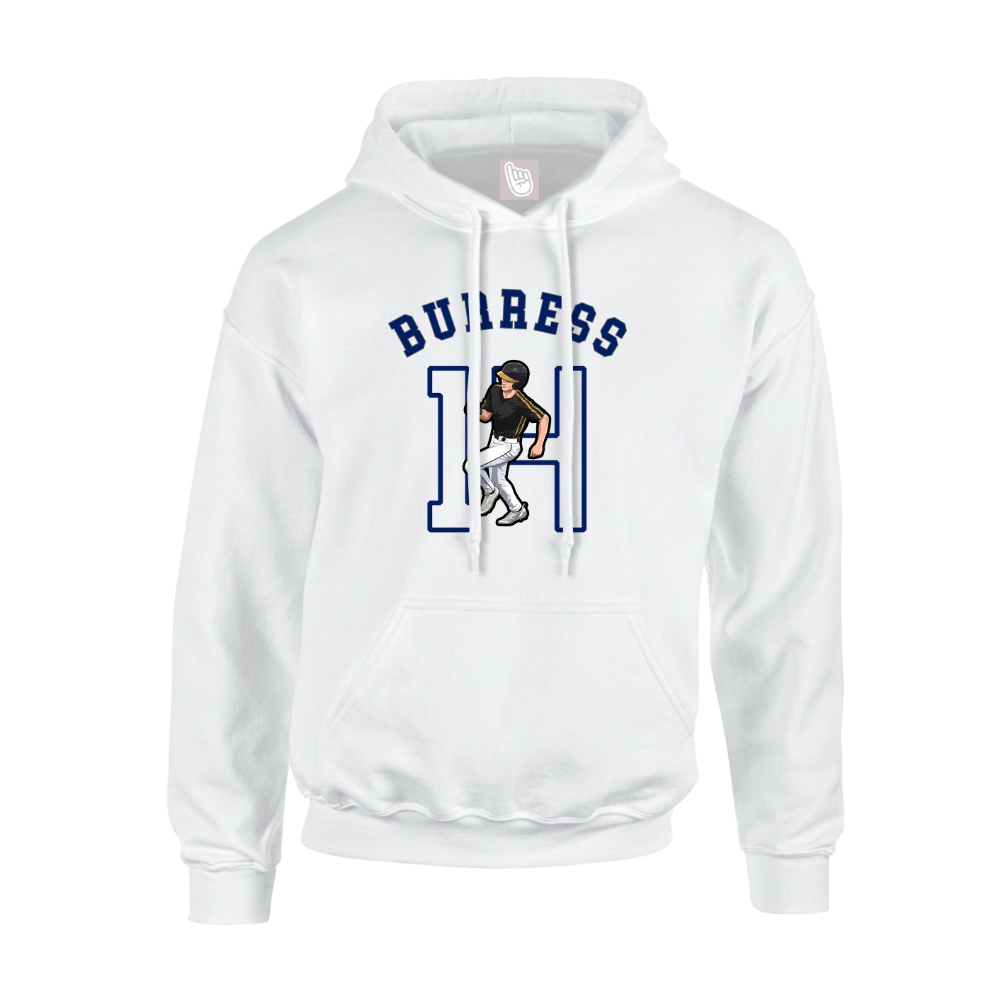 Youth Hoodie — Shirsey Arch in White