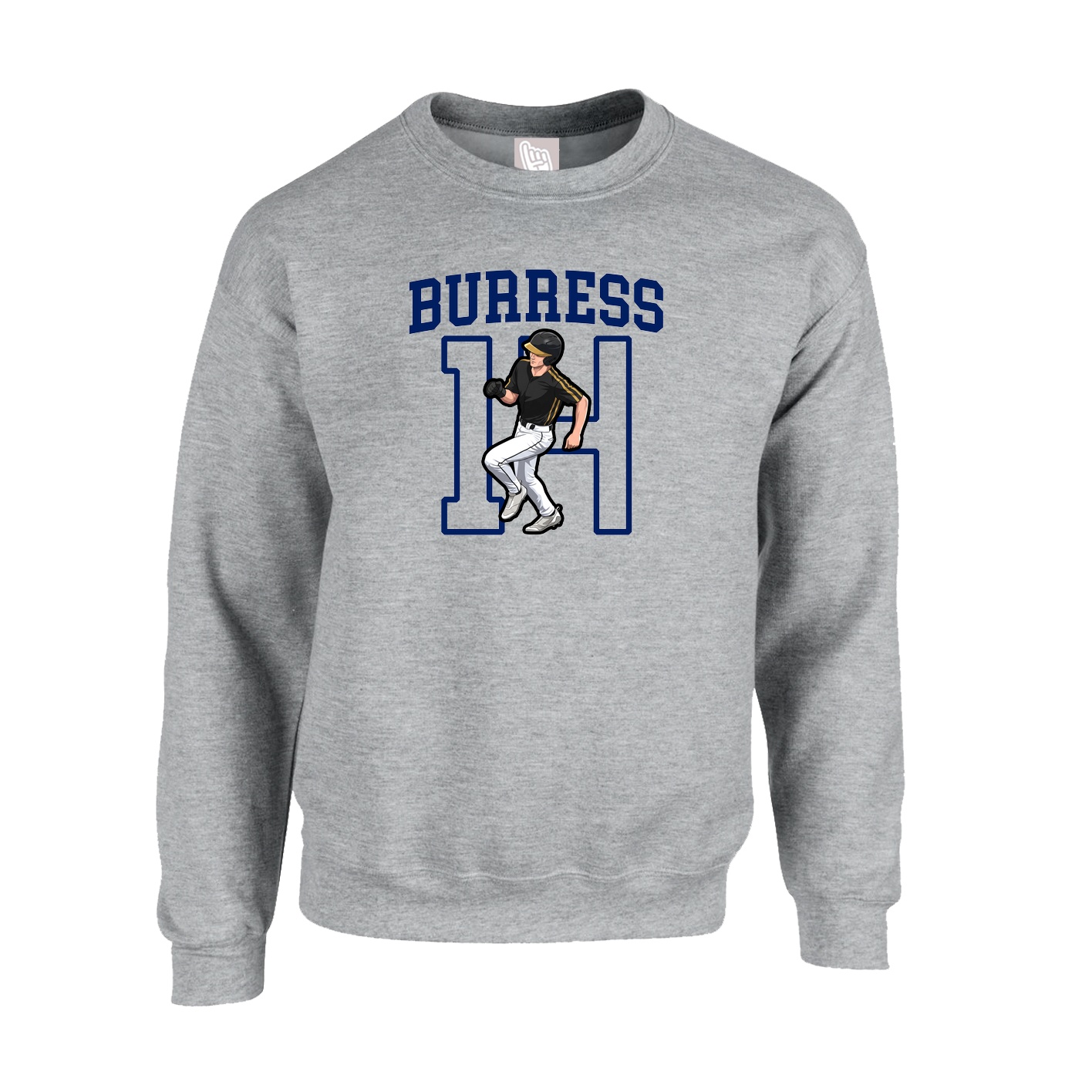 Fleece Crew — Shirsey in Grey