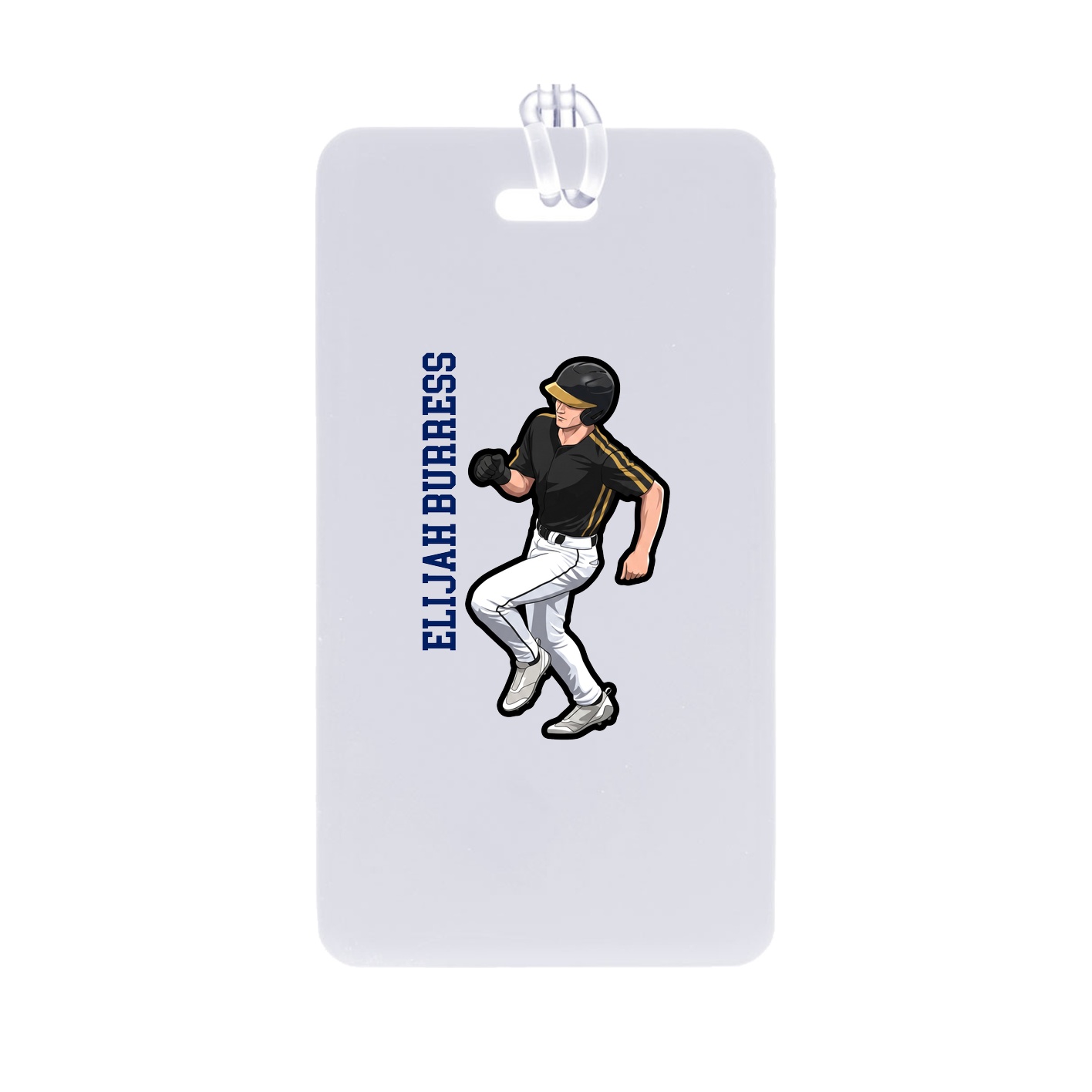 Bag Tag — Name Vertical in Classic