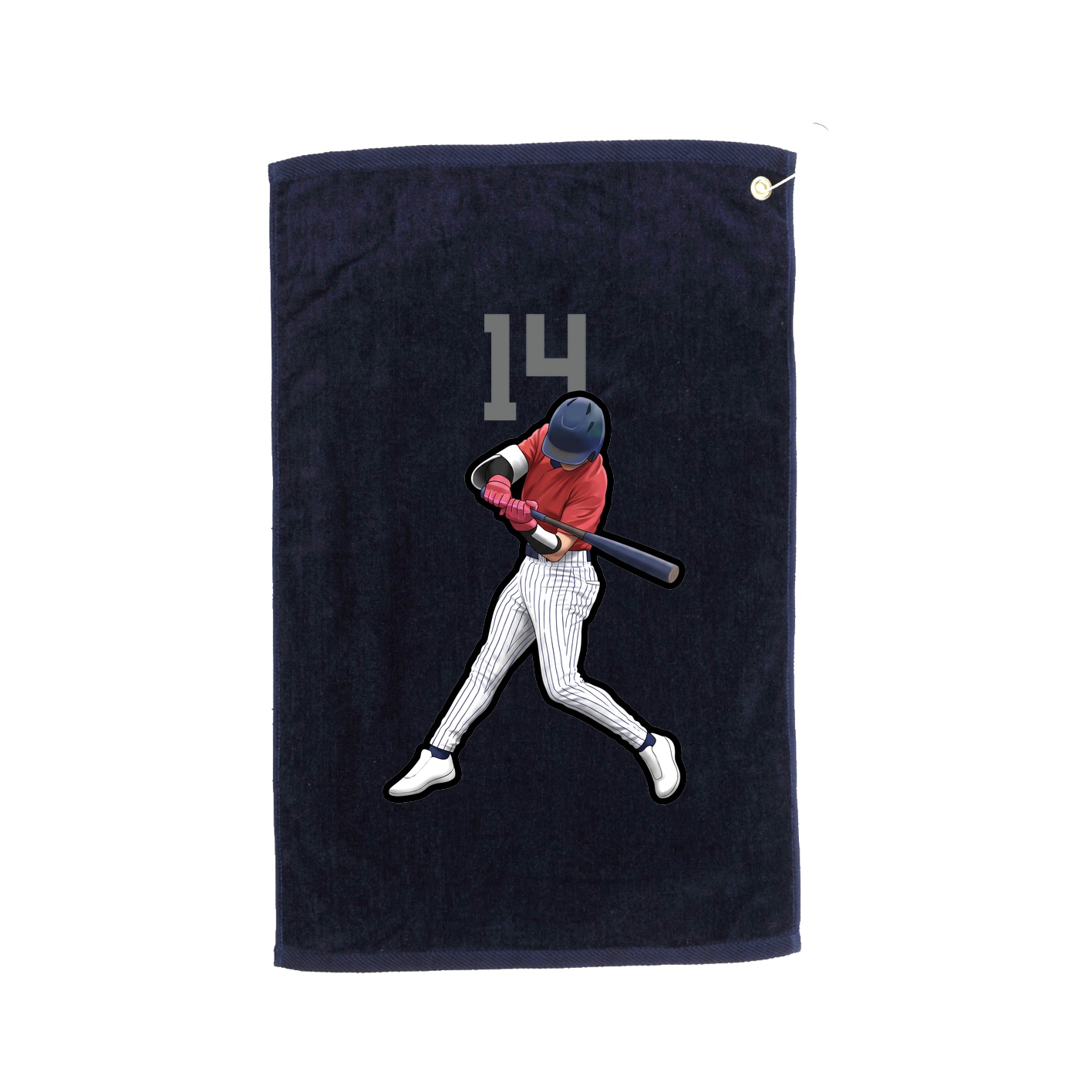 Golf Towel — Number Top in Navy