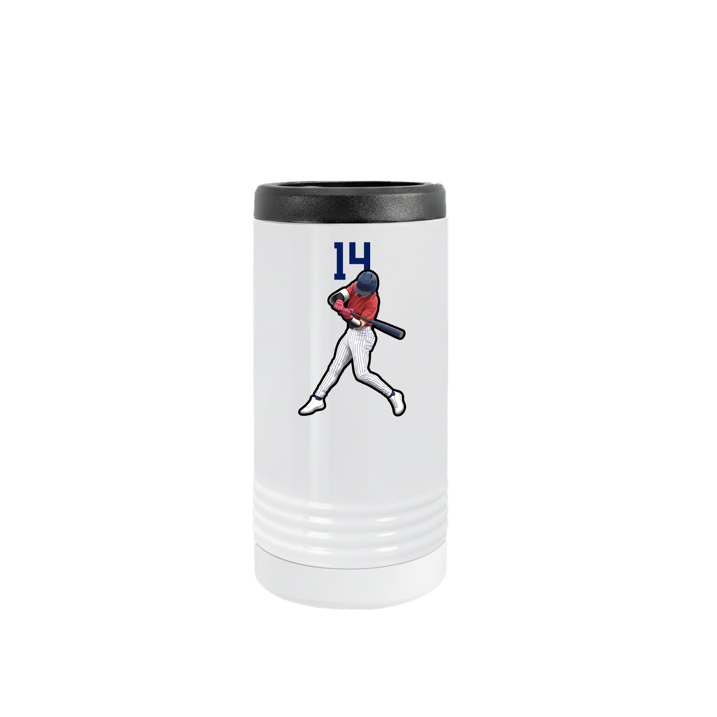 Slim Beverage Holder — Number Top in White