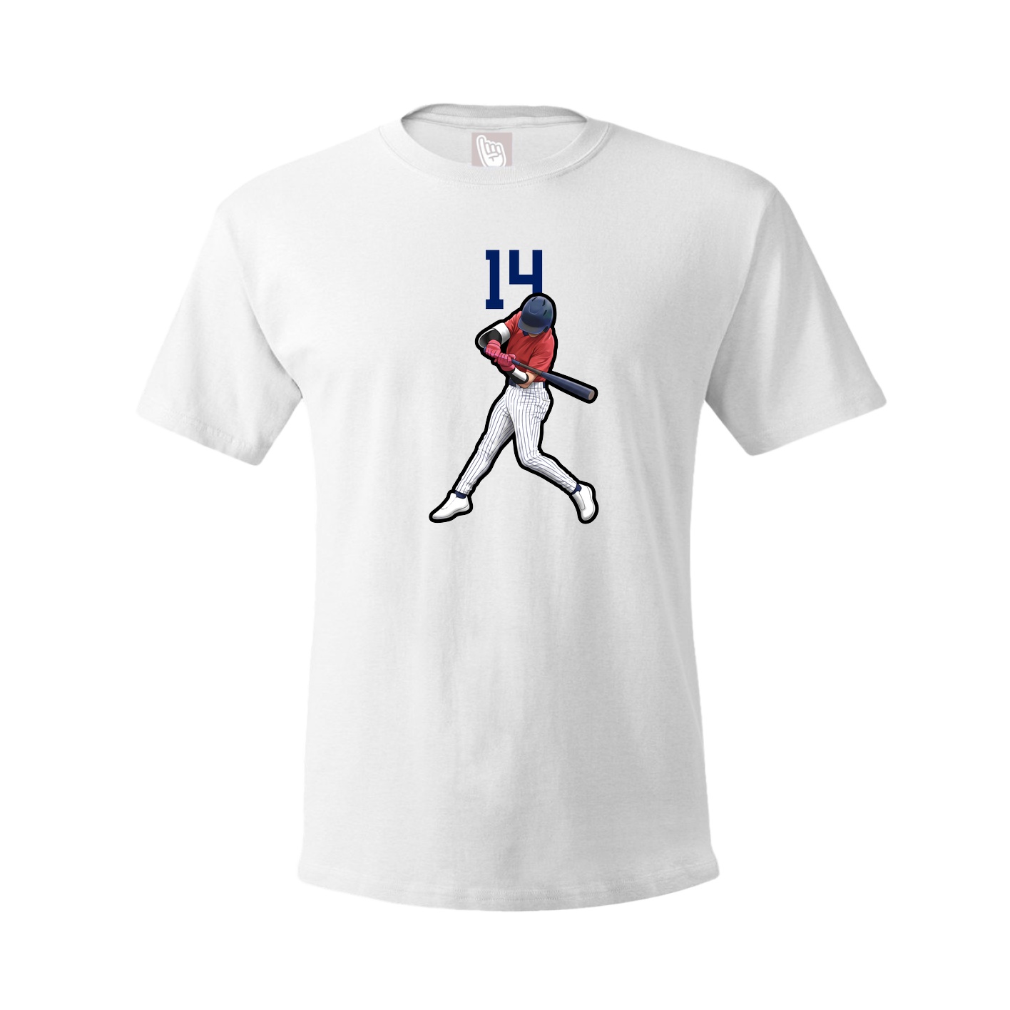 Tee — Number Top in White