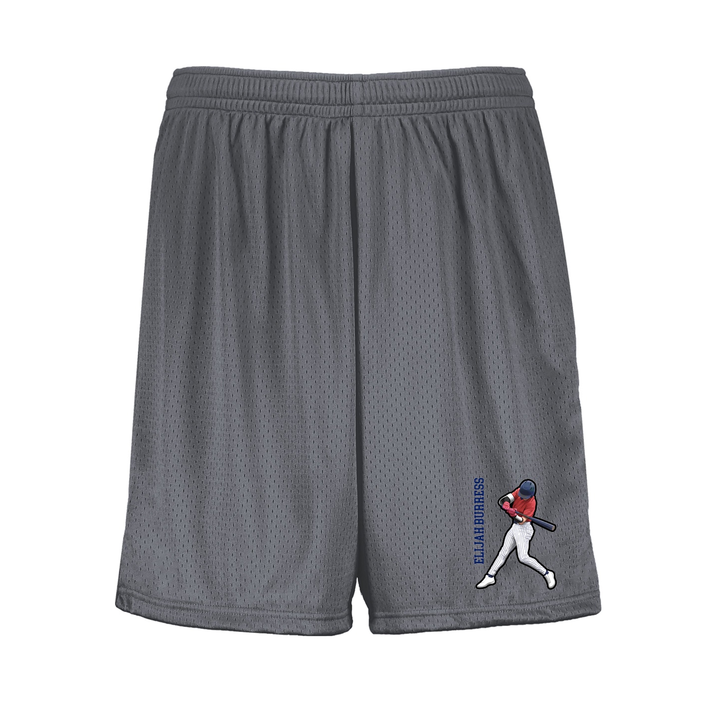 Shorts — Name Vertical in Grey