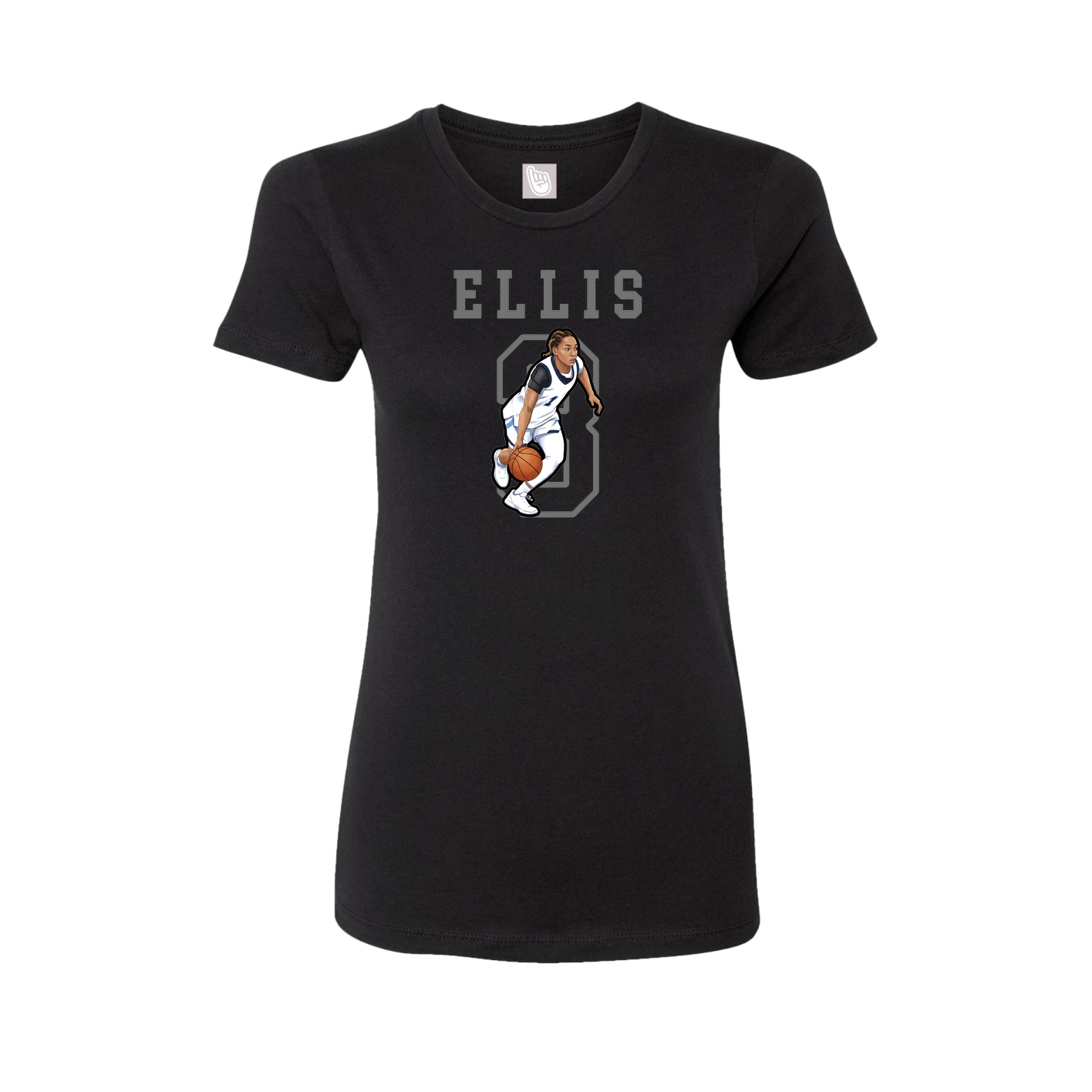 Fitted Women's Tee — Shirsey in Black
