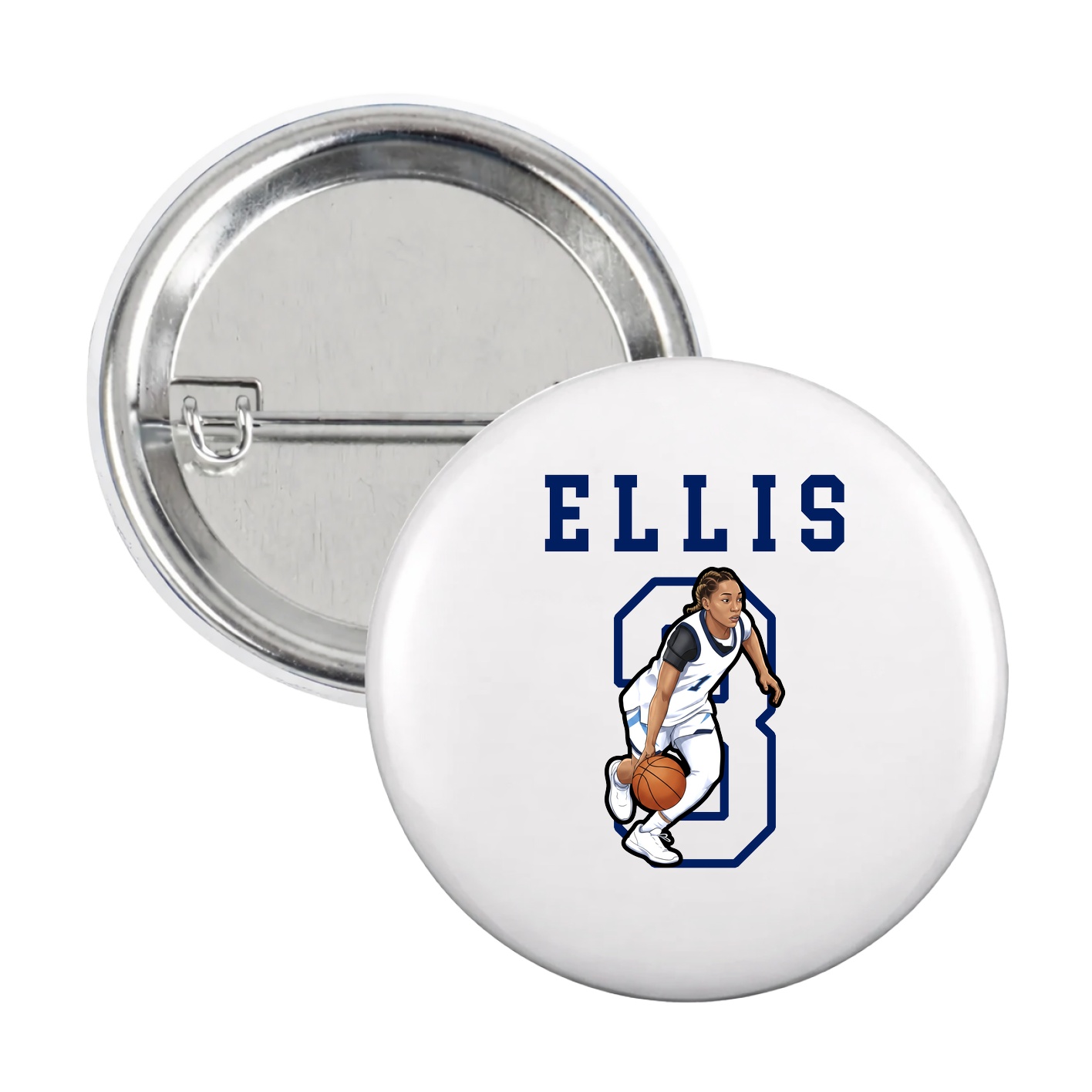 Game Day Button — Shirsey in White