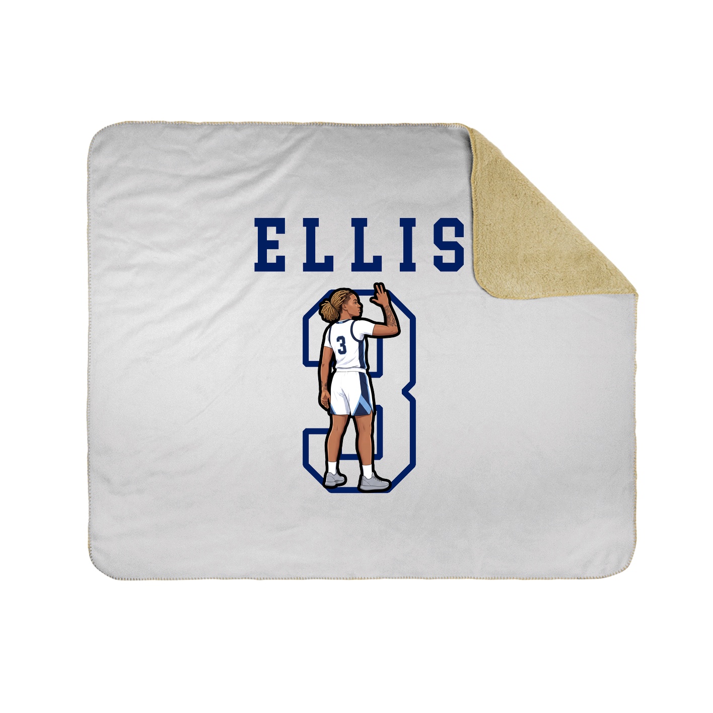 Throw Blanket — Shirsey in White
