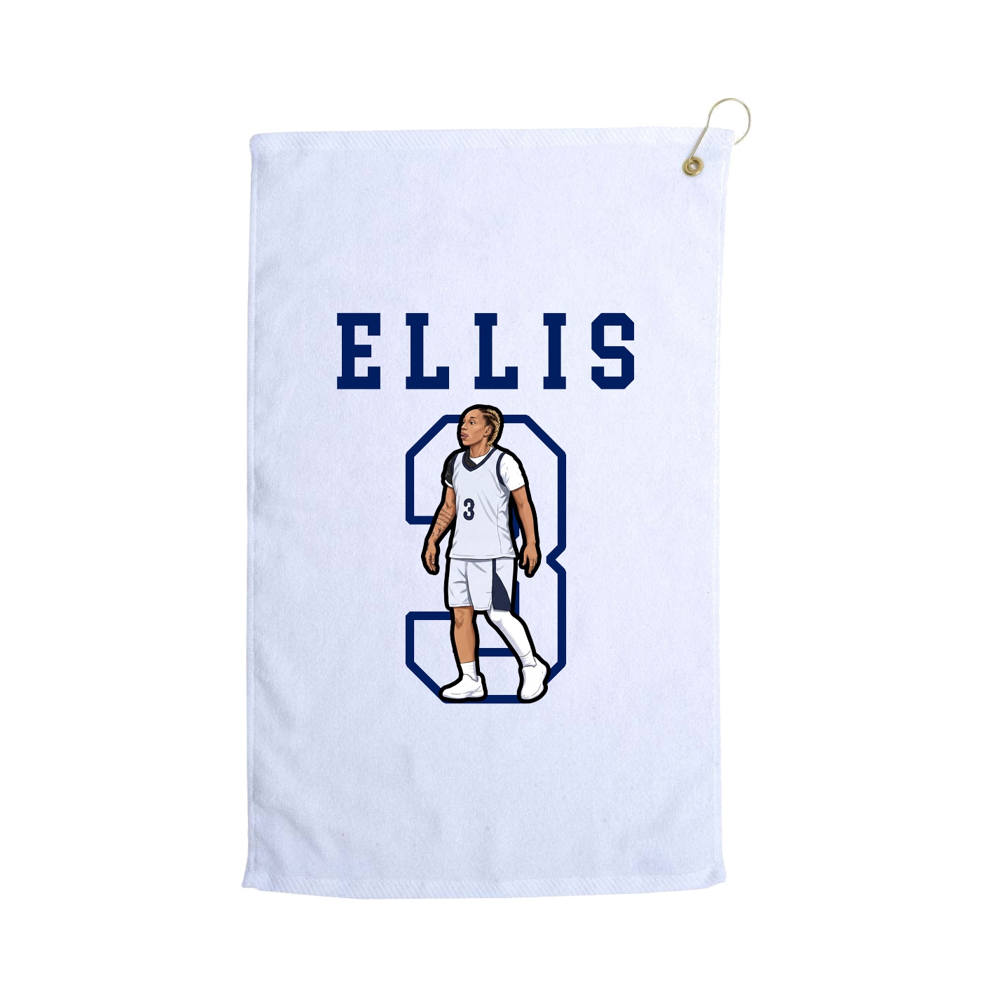 Golf Towel — Shirsey in White