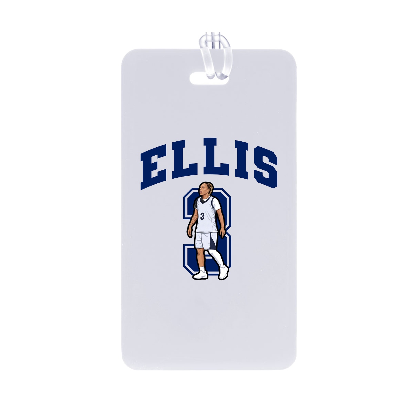 Bag Tag — Number in Classic