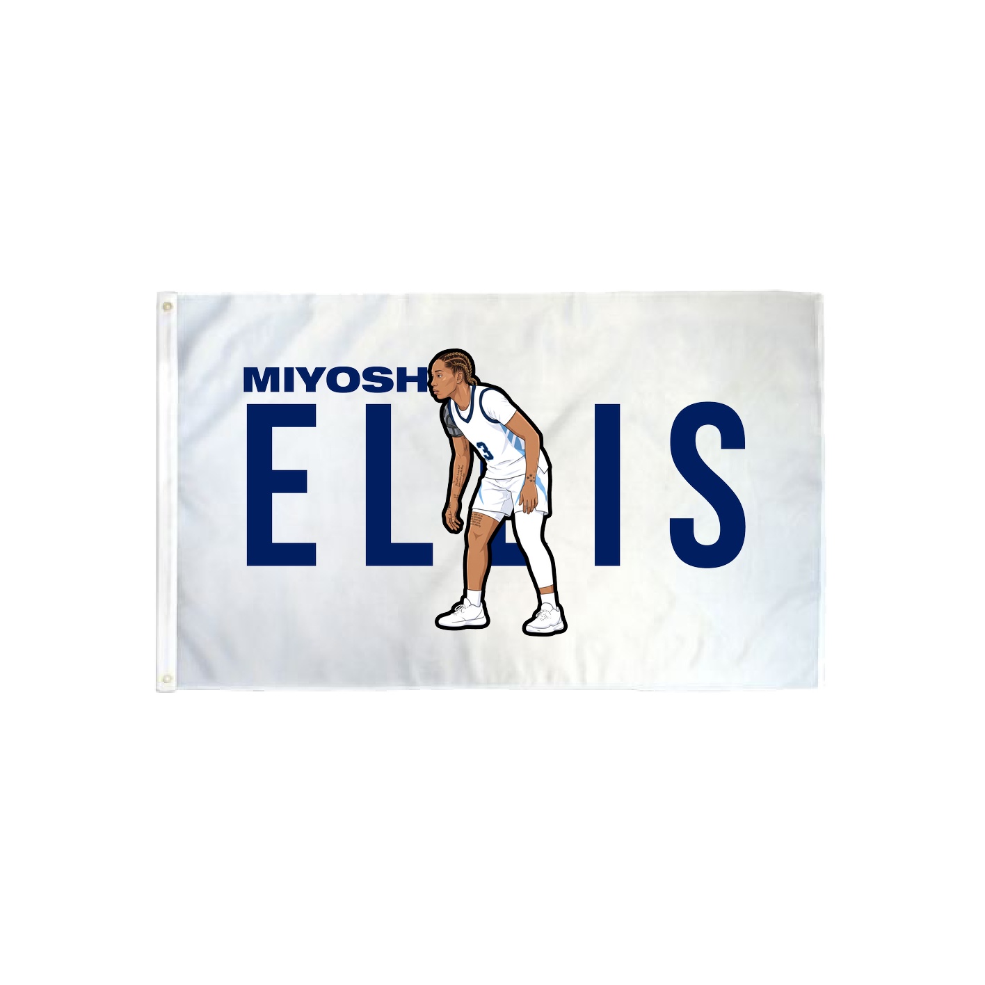 3x5 Flag — Player Name in Classic