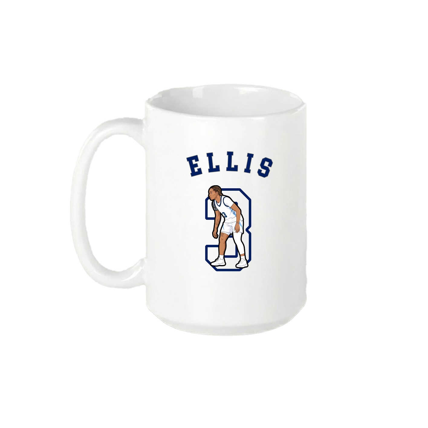 15oz Coffee Mug — Shirsey Arch in White