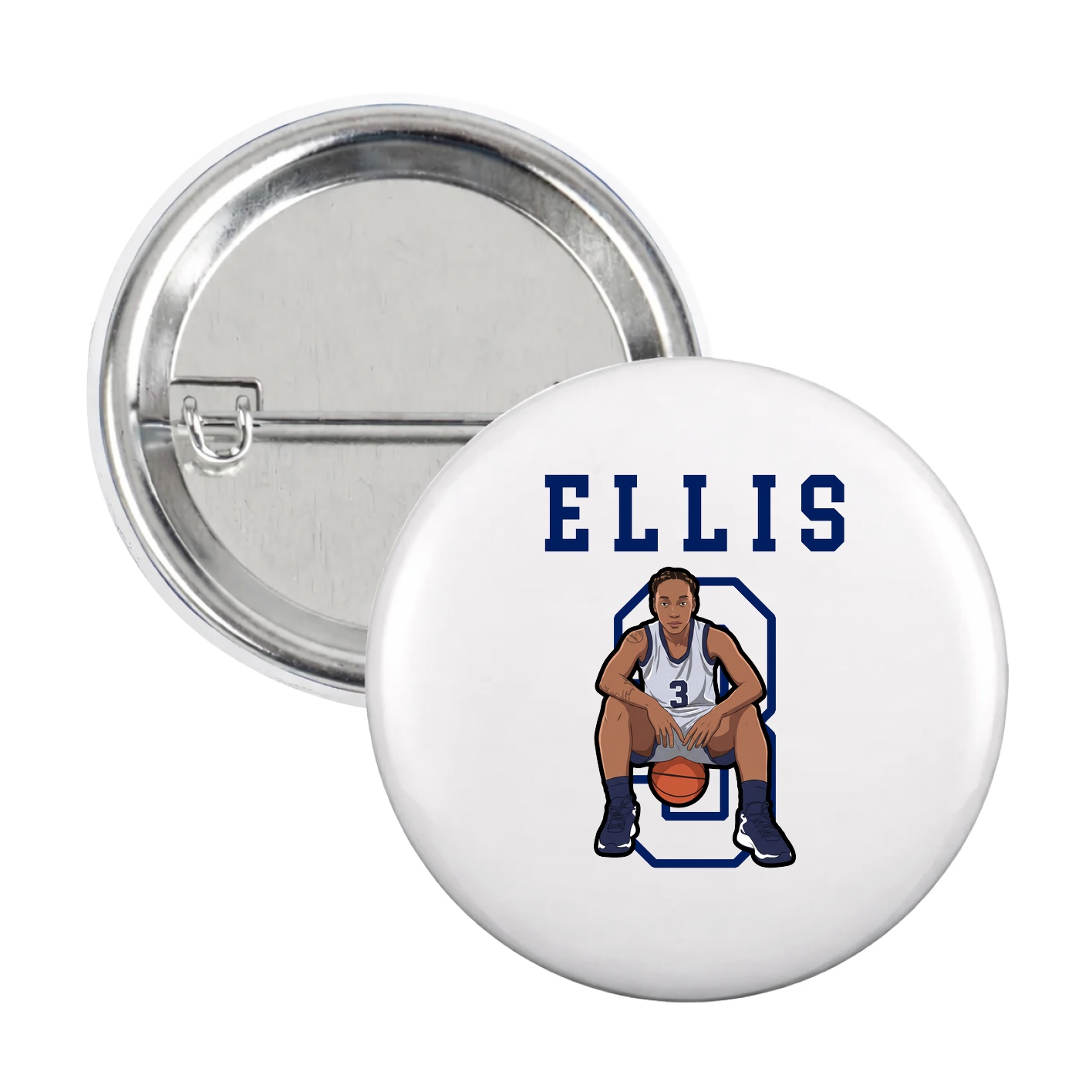 Game Day Button — Shirsey in White