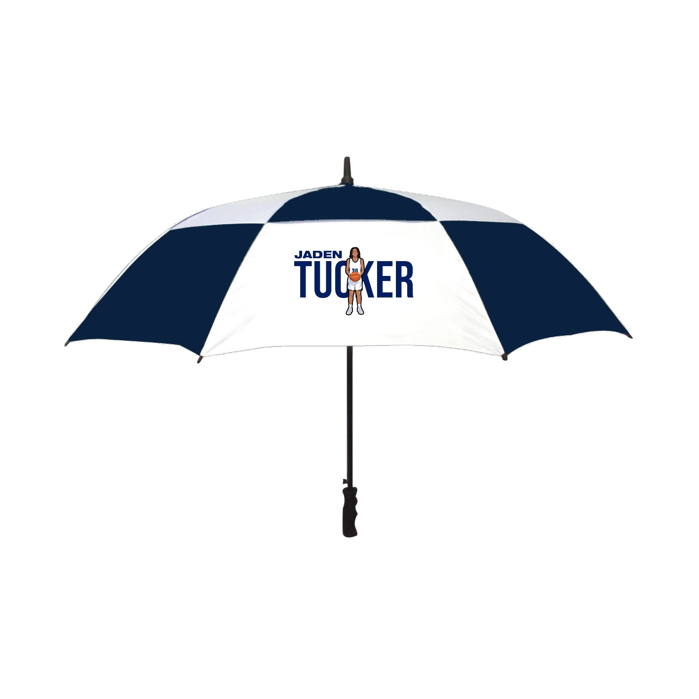 Golf Umbrella — Player Name in Navy