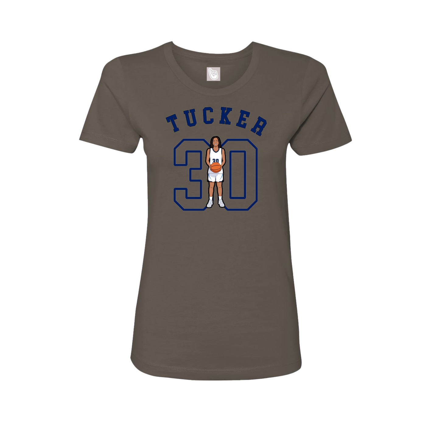 Fitted Women's Tee — Shirsey Arch in Grey