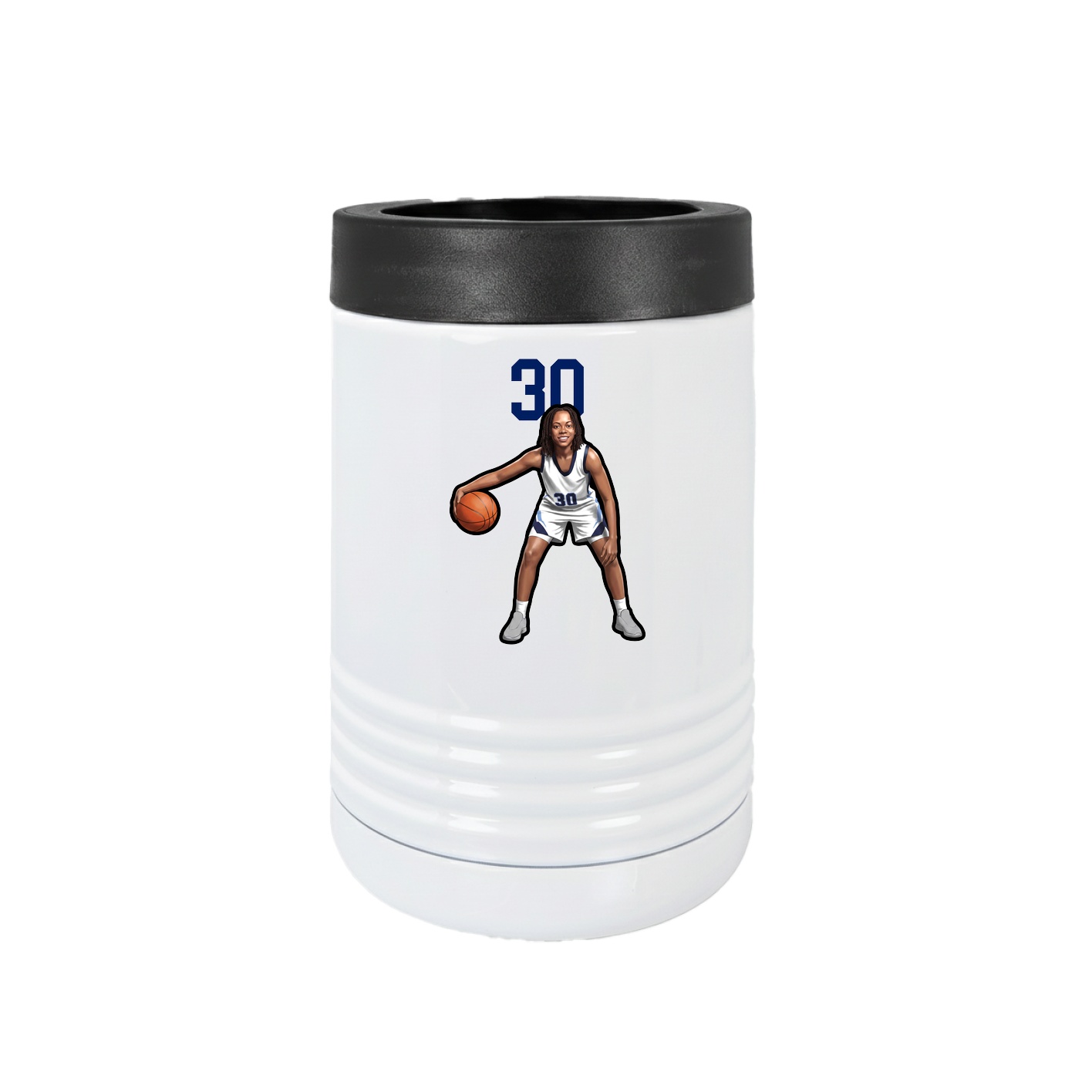 Beverage Holder — Number Top in White