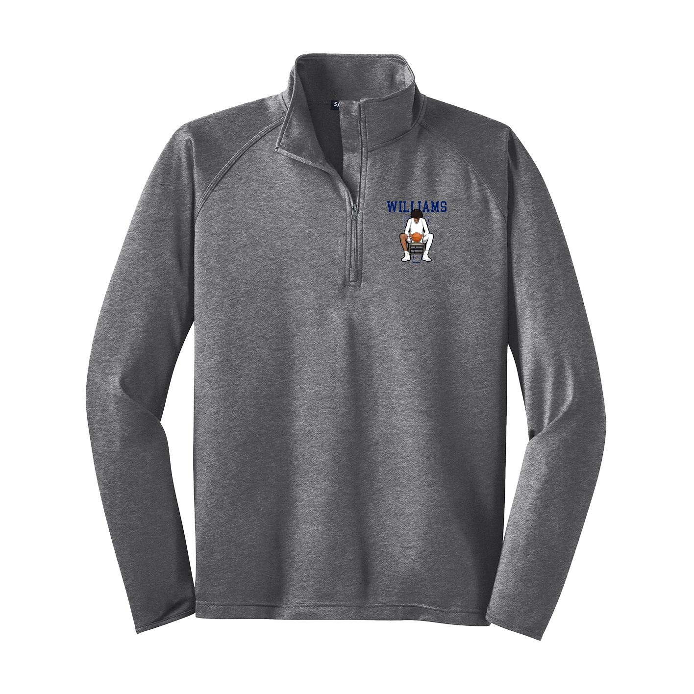 Q-Zip Pullover — Shirsey in Grey