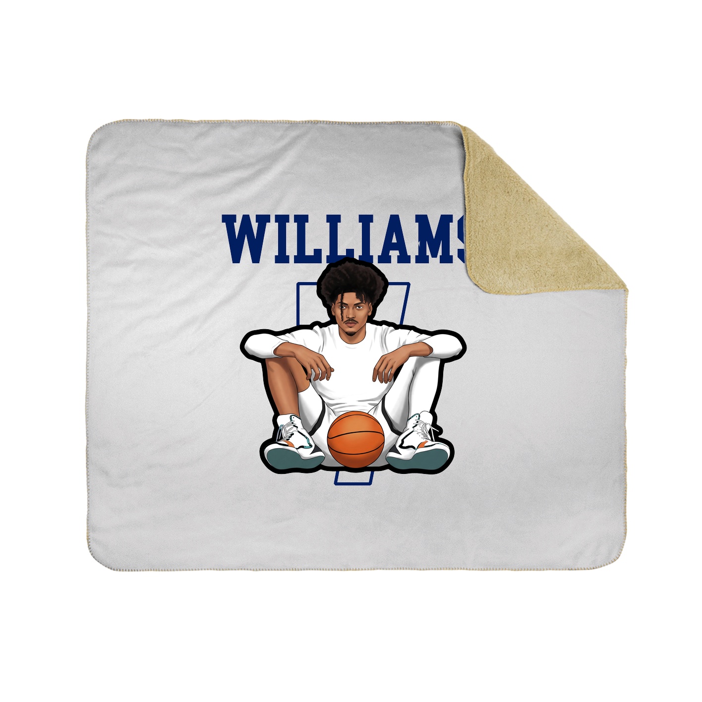 Throw Blanket — Shirsey in White