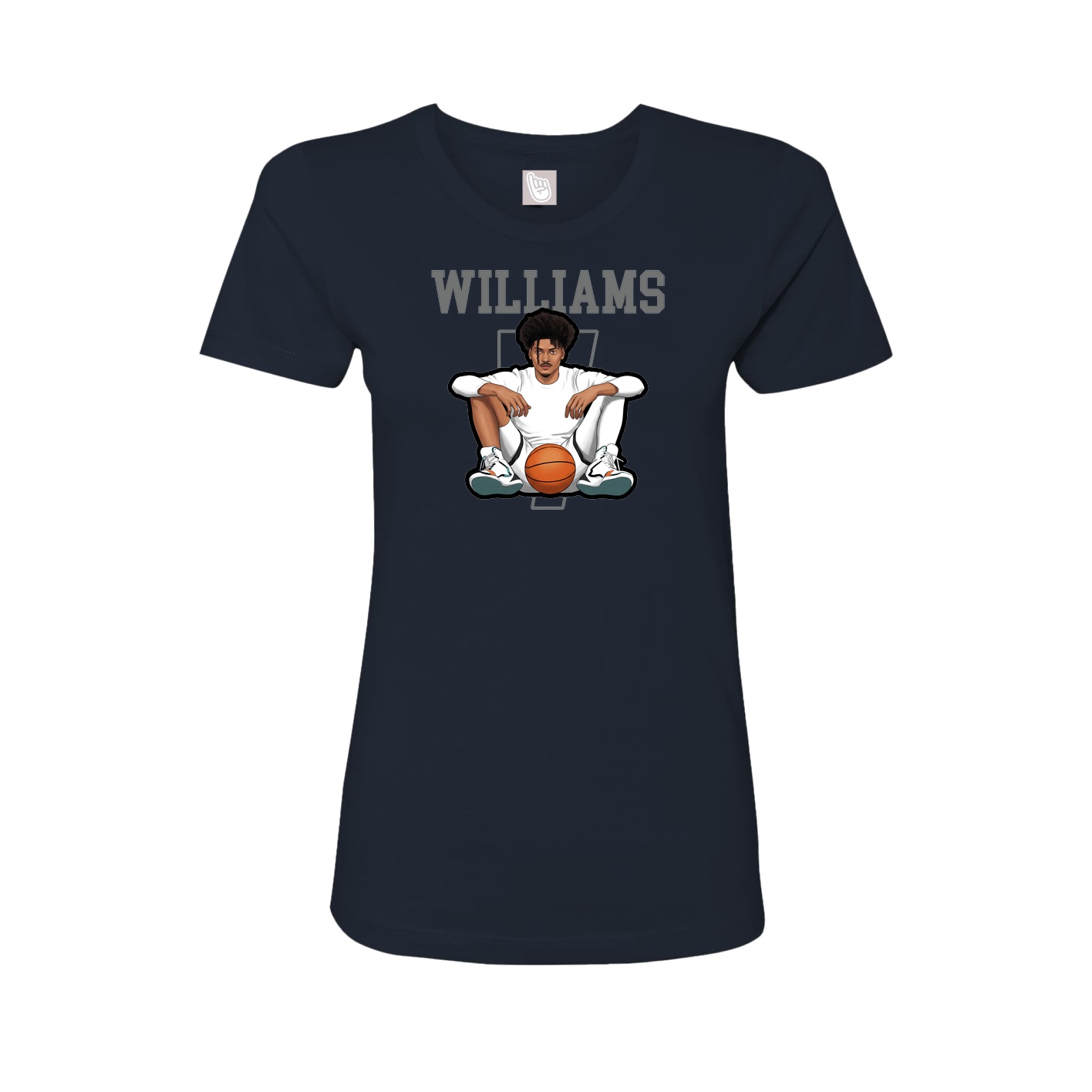 Fitted Women's Tee — Shirsey in Navy