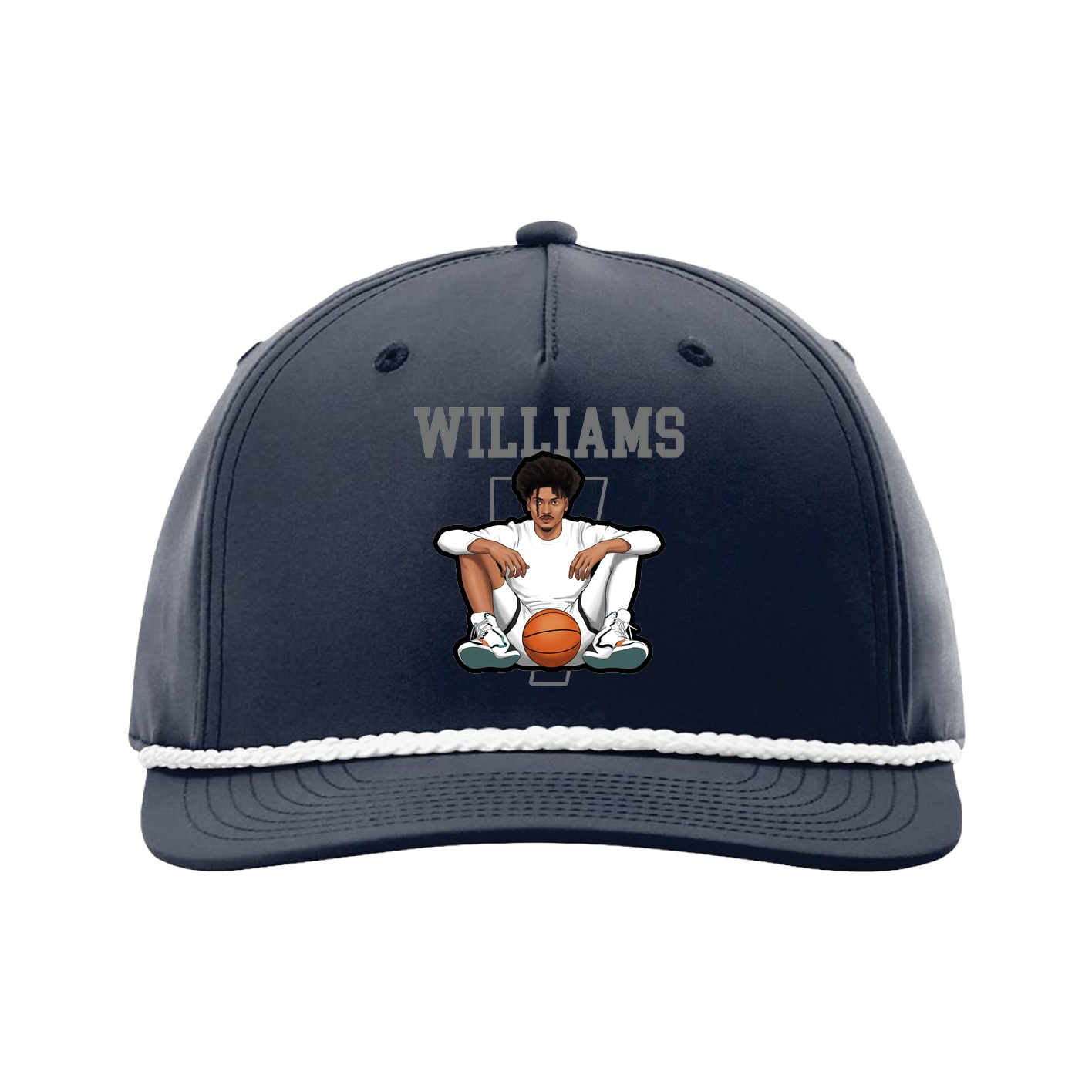 Five-Panel Classic Rope Cap — Shirsey in Navy