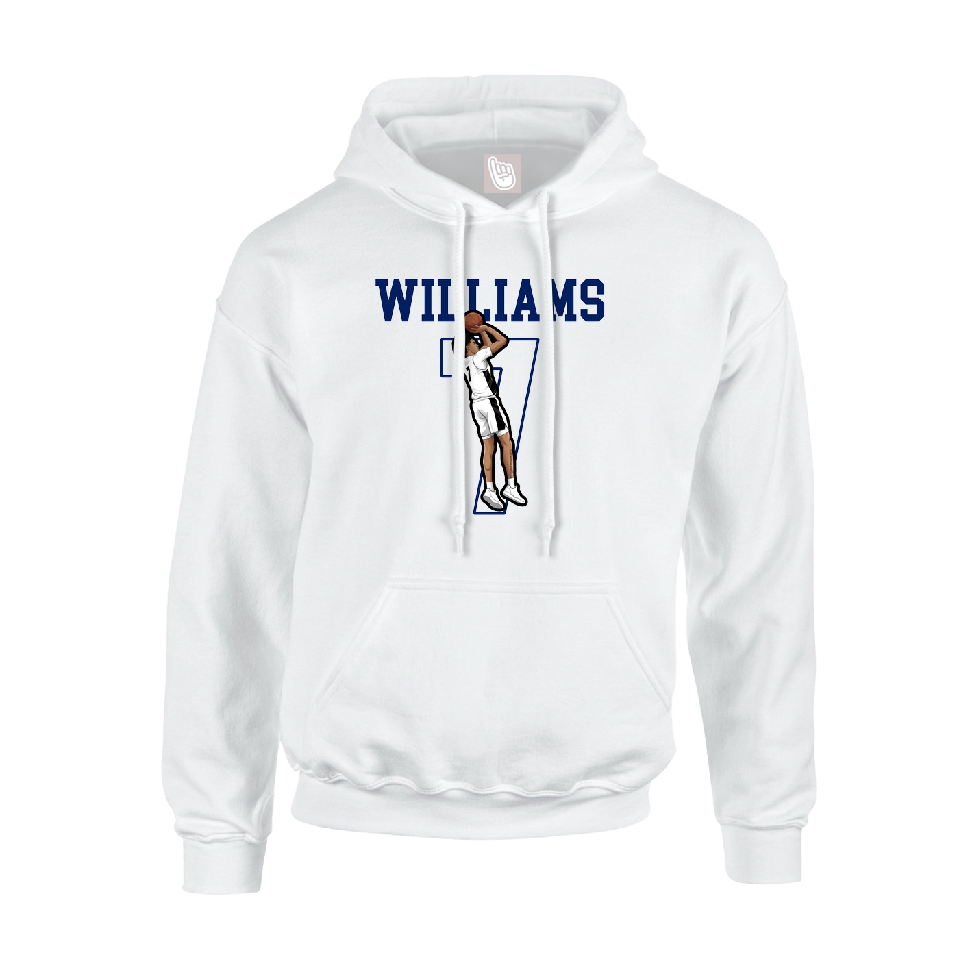 Hoodie — Shirsey in White
