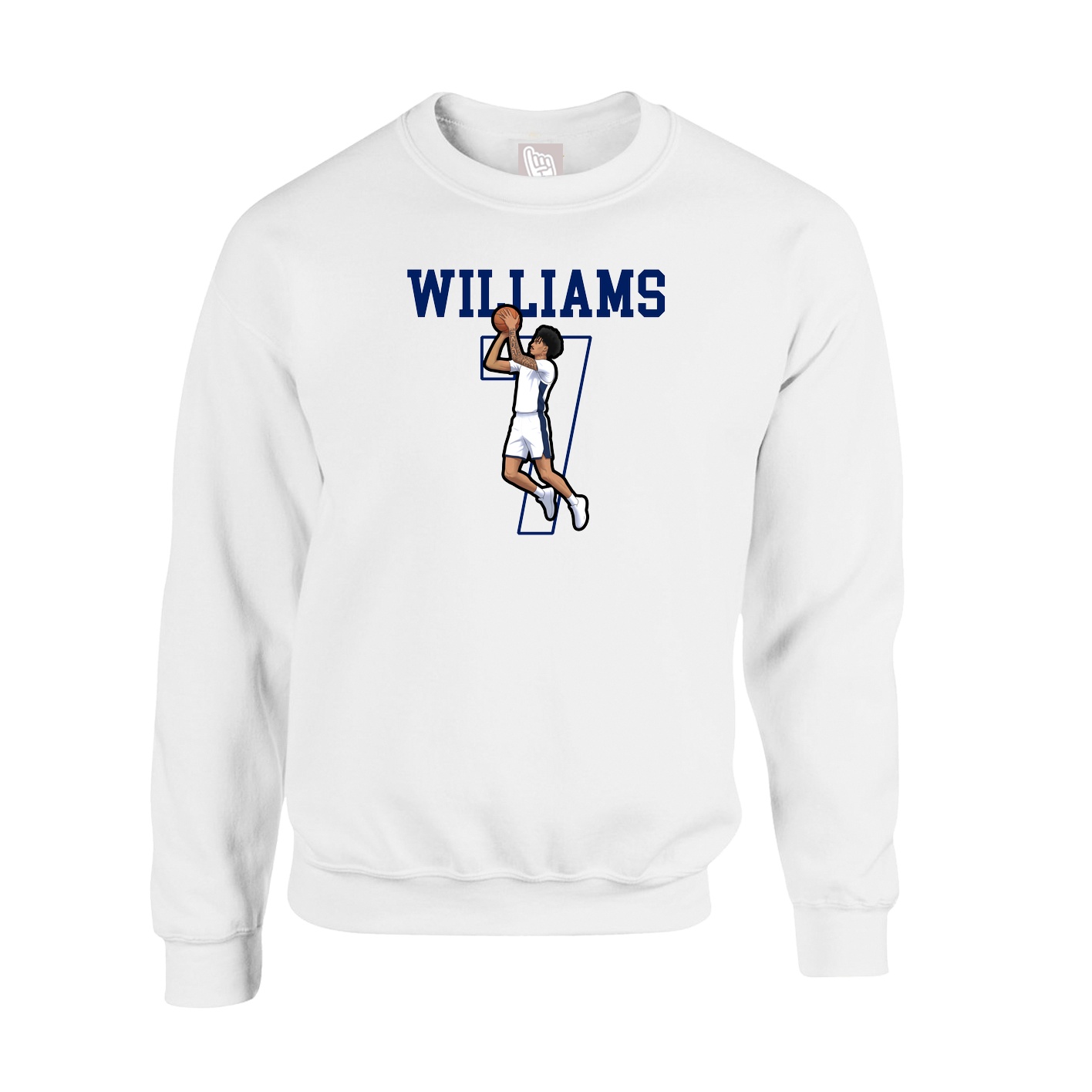 Fleece Crew — Shirsey in White