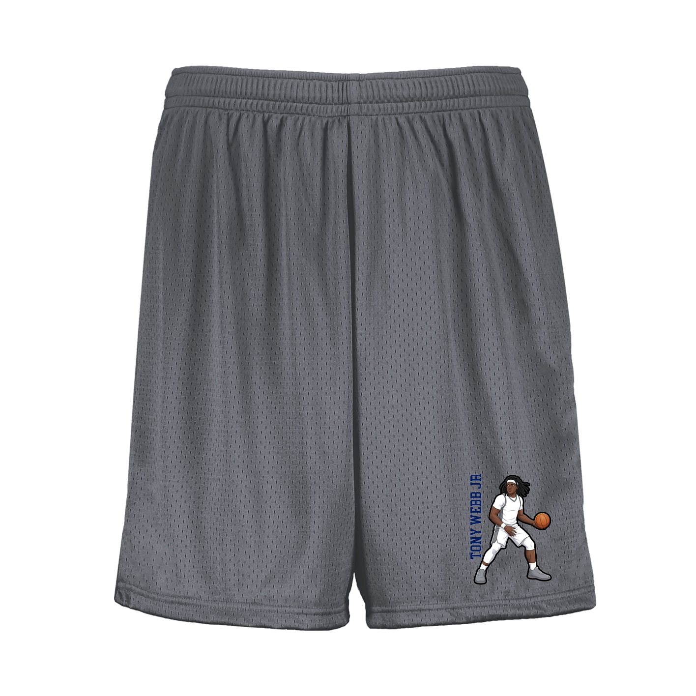 Shorts — Name Vertical in Grey