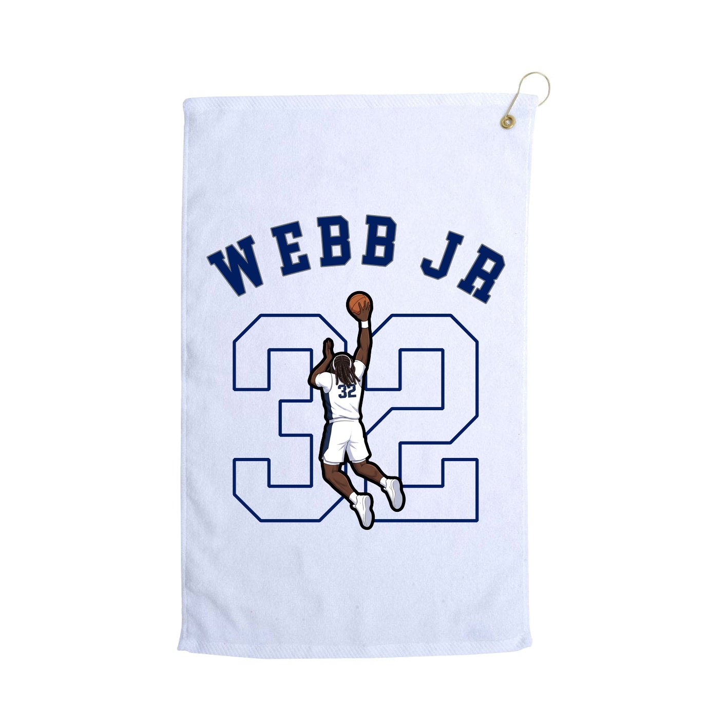Golf Towel — Shirsey Arch in White