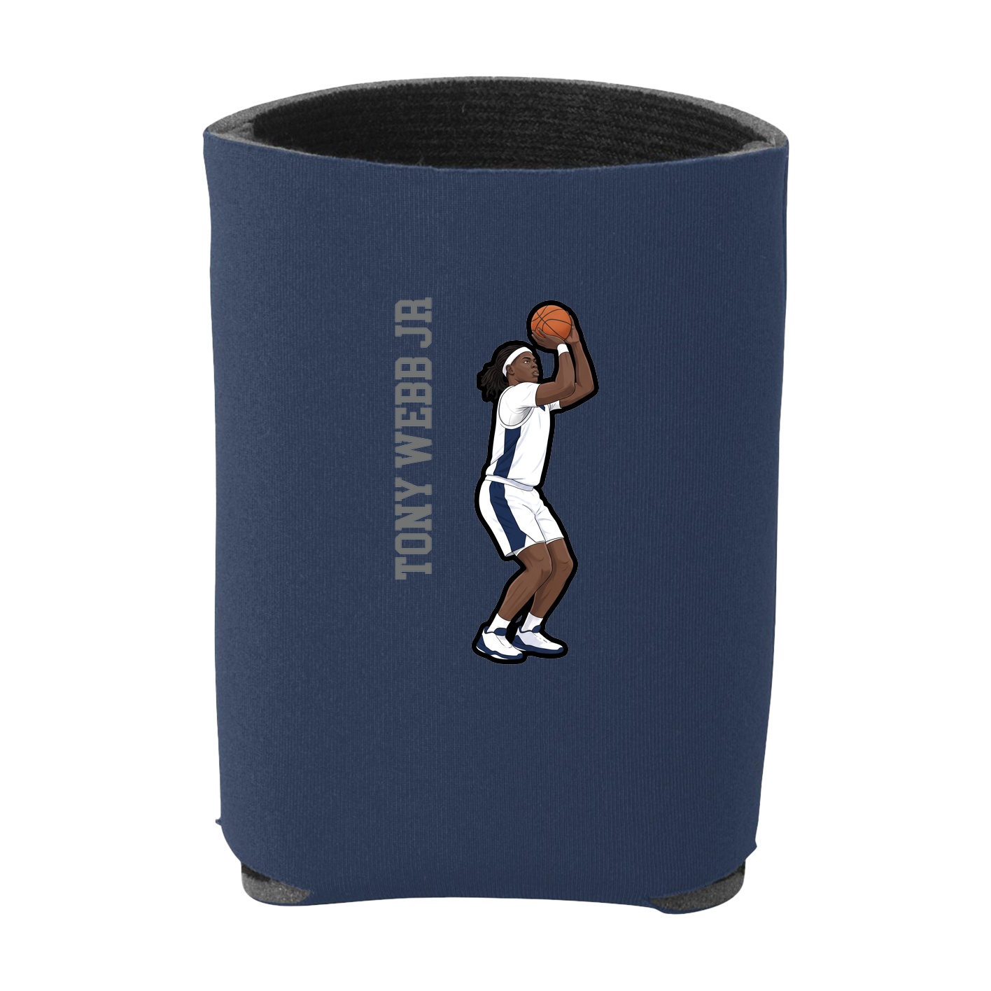 Can Holder — Name Vertical in Navy