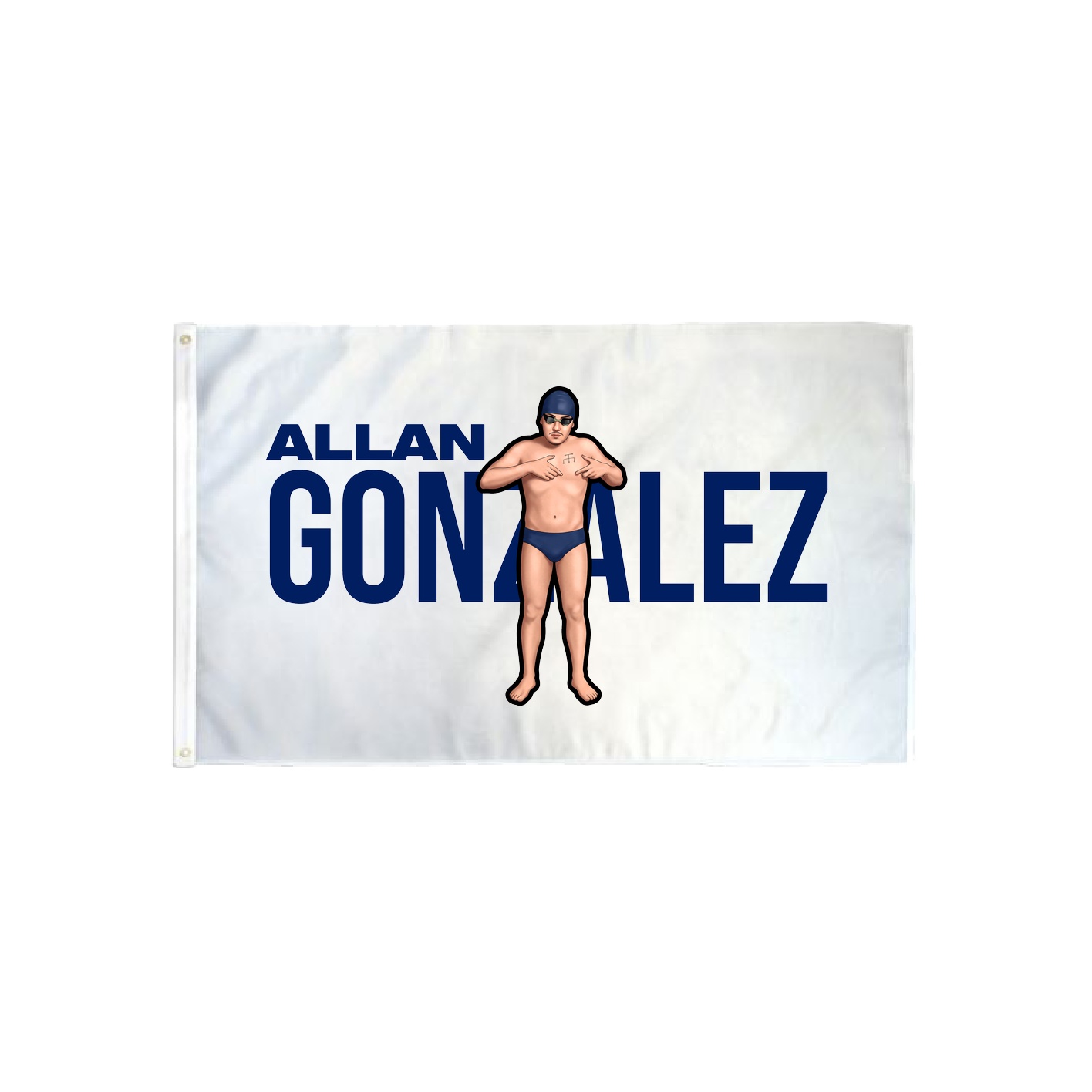 3x5 Flag — Player Name in Classic