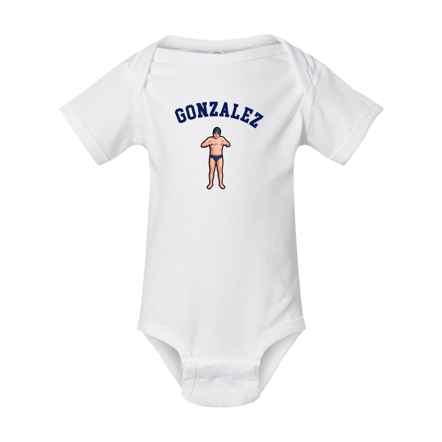 Baby Onesie — Shirsey Arch in White