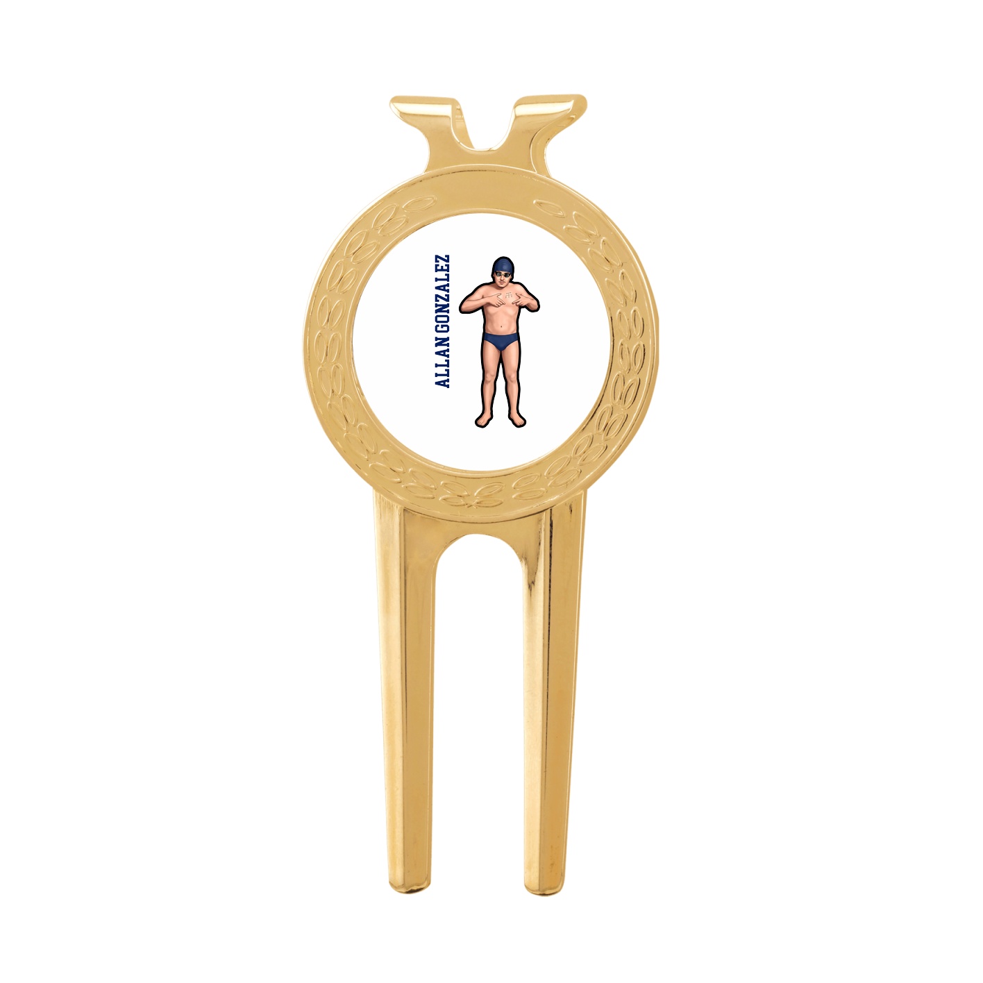 Divot Tool with Ball Marker — Name Vertical in Classic