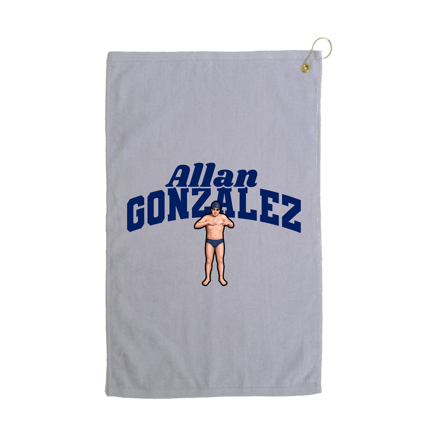 Golf Towel — Signature Arch in Grey