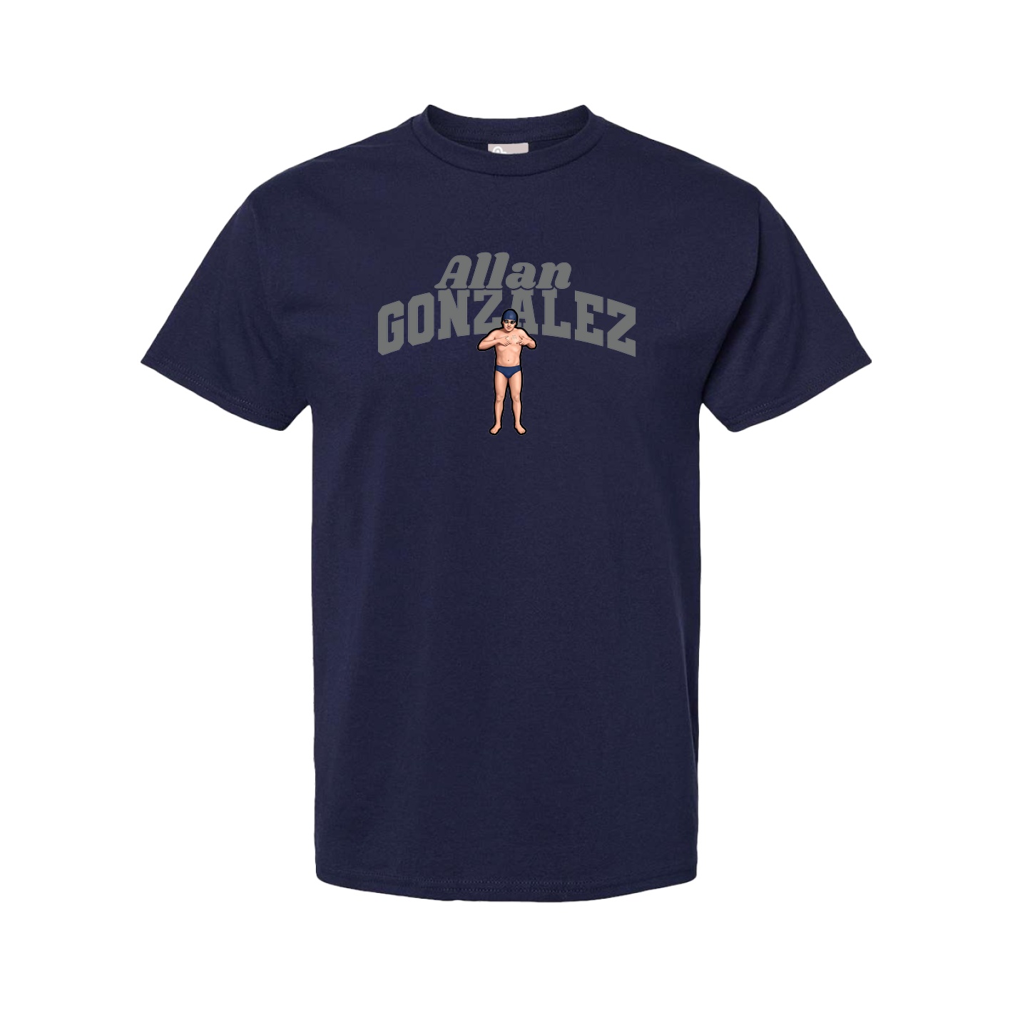 Tee — Signature Arch in Navy