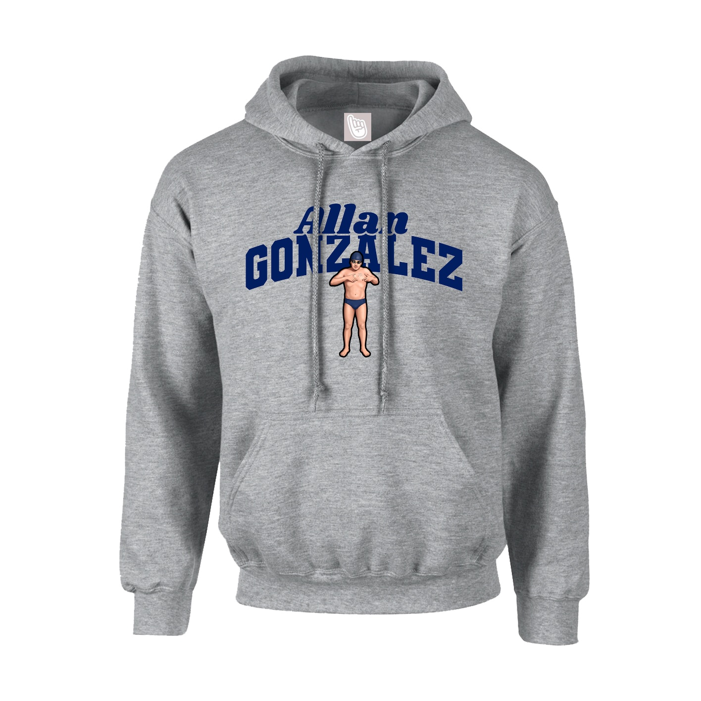 Hoodie — Signature Arch in Grey
