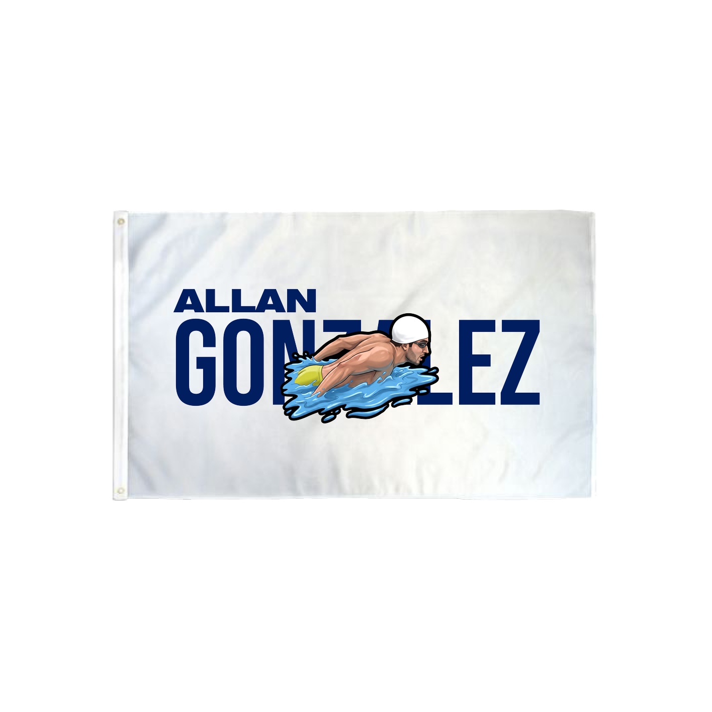 3x5 Flag — Player Name in Classic