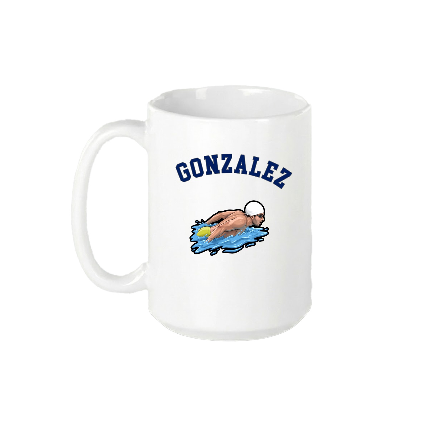 15oz Coffee Mug — Shirsey Arch in White
