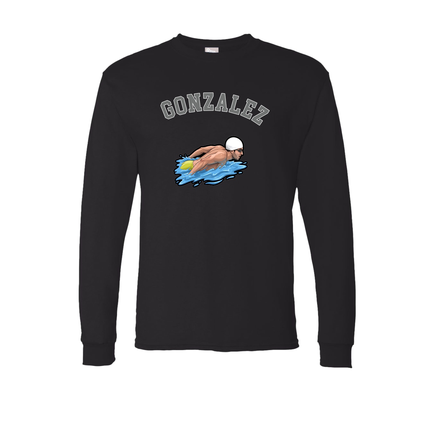 Long Sleeve Tee — Shirsey Arch in Black