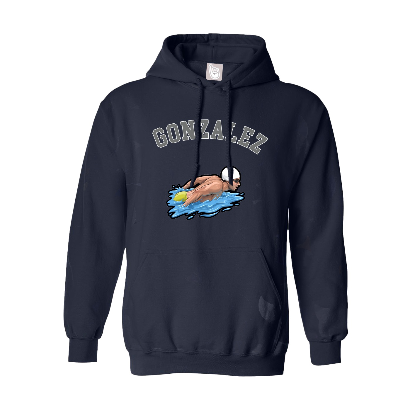 Youth Hoodie — Shirsey Arch in Navy
