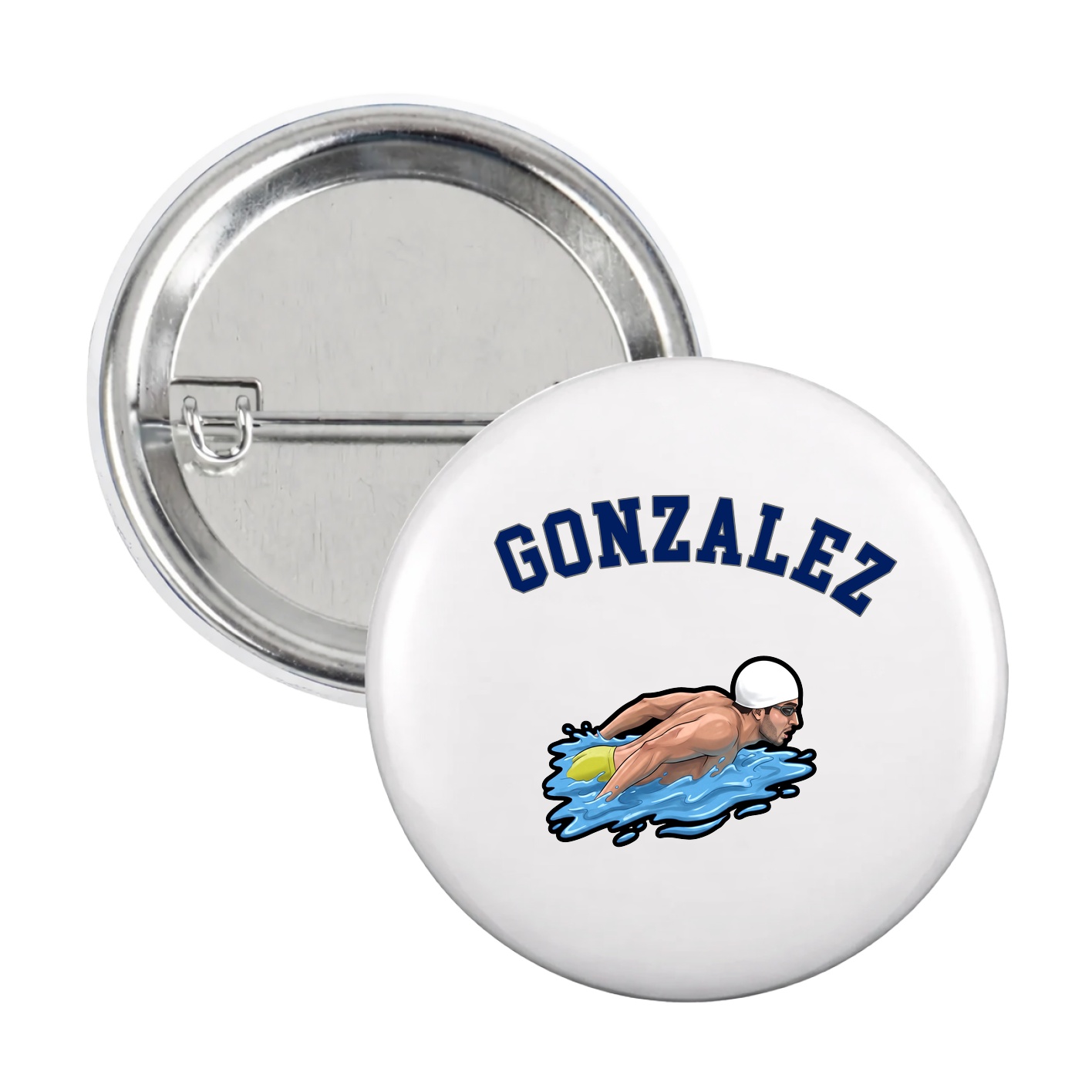 Game Day Button — Shirsey Arch in White