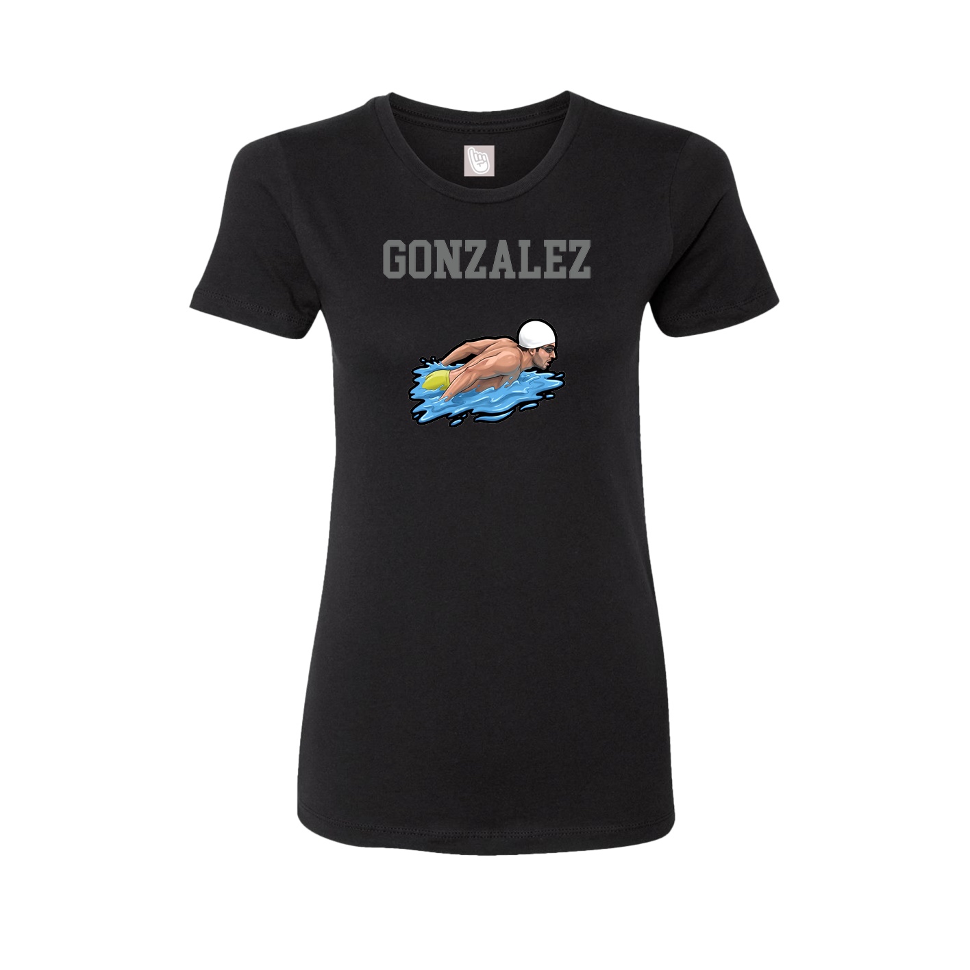 Fitted Women's Tee — Shirsey in Black