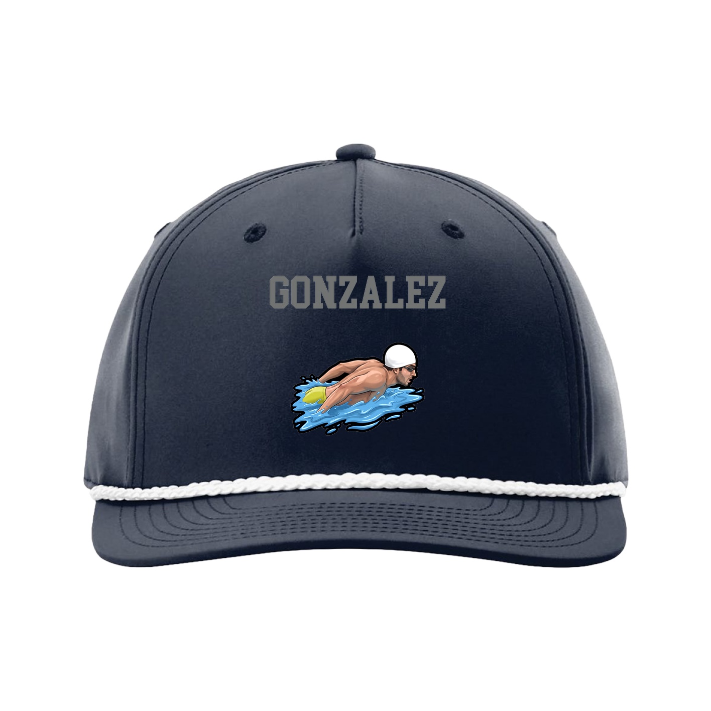 Five-Panel Classic Rope Cap — Shirsey in Navy