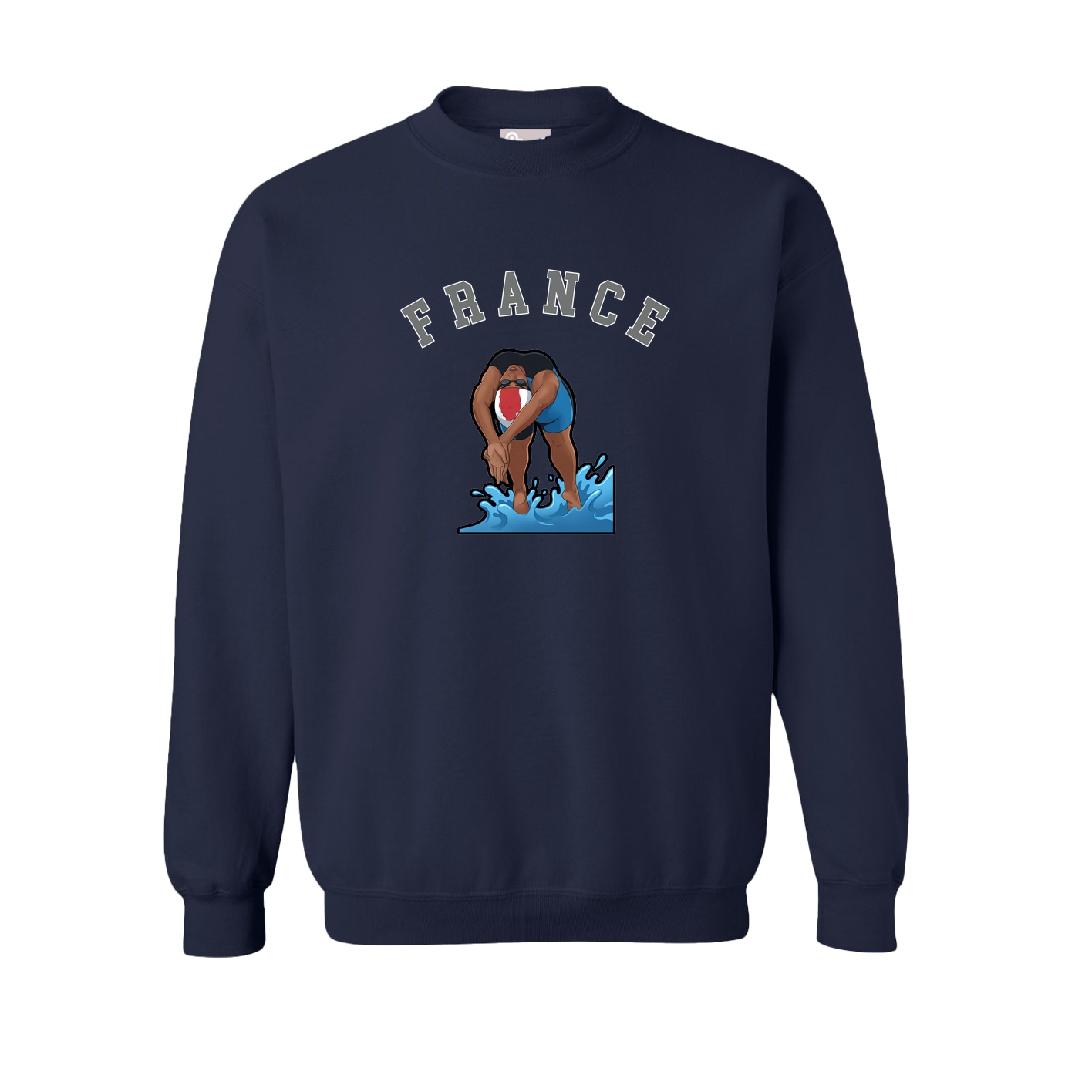 Fleece Crew — Shirsey Arch in Navy