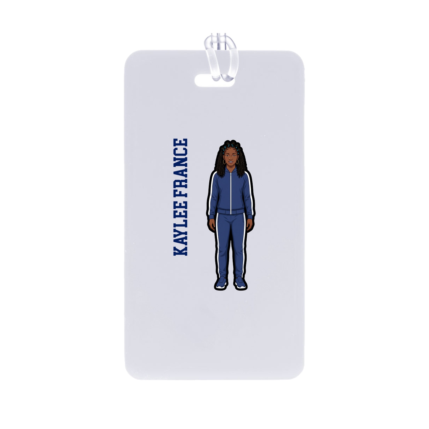 Bag Tag — Name Vertical in Classic