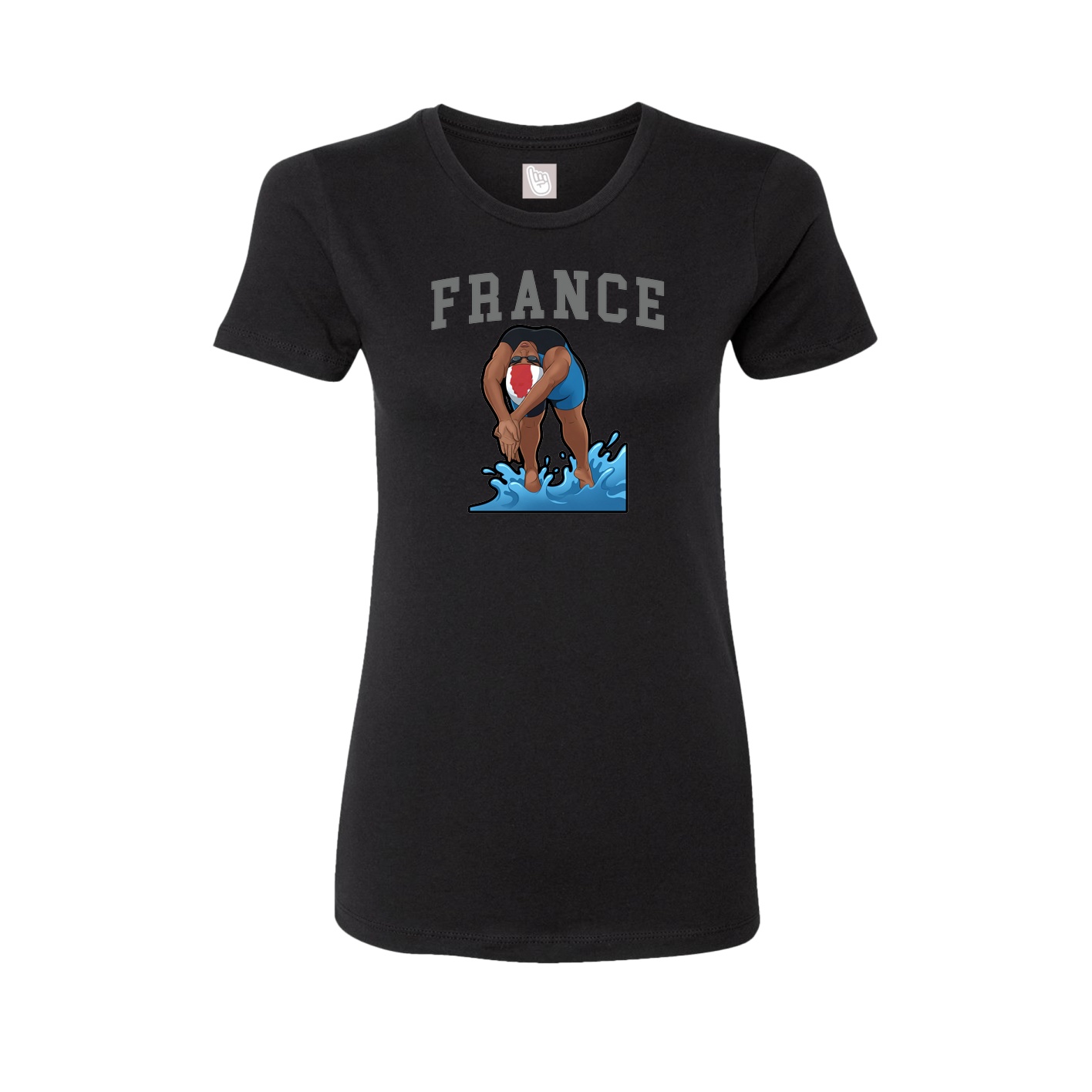 Fitted Women's Tee — Shirsey in Black