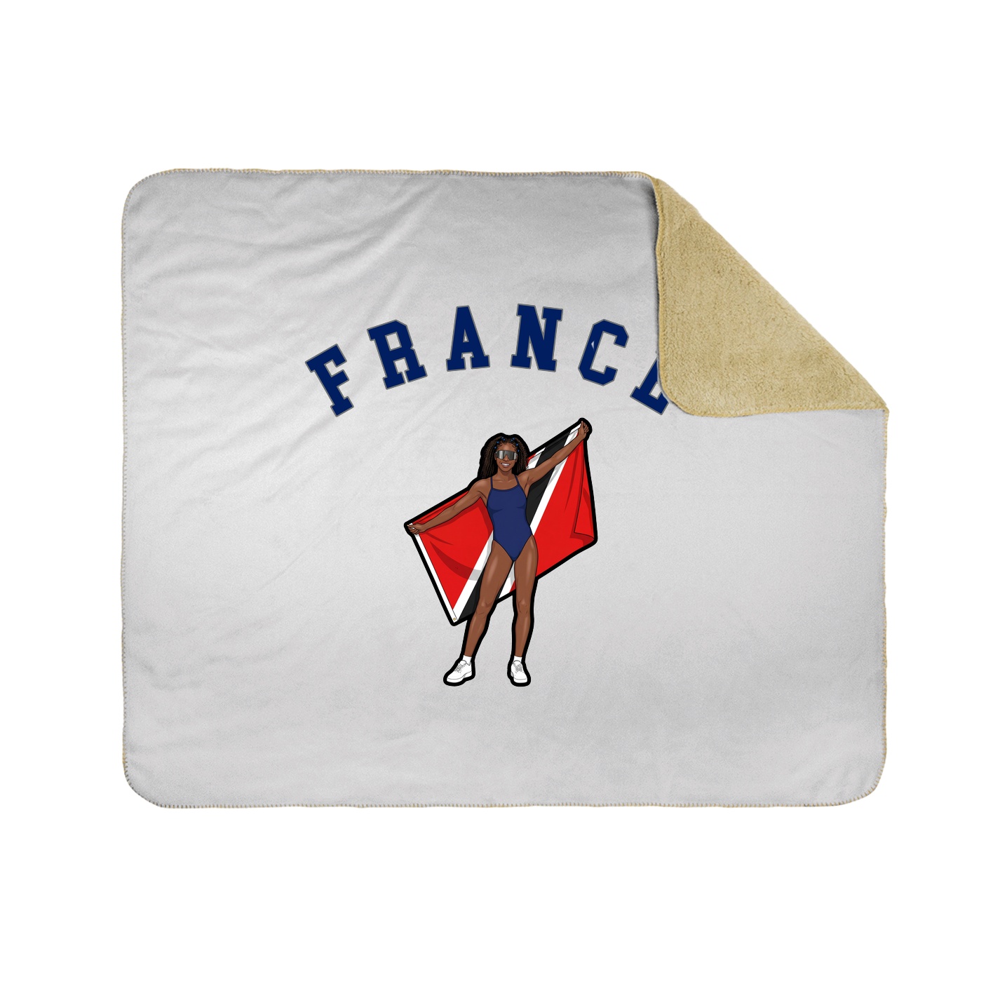 Throw Blanket — Shirsey Arch in White