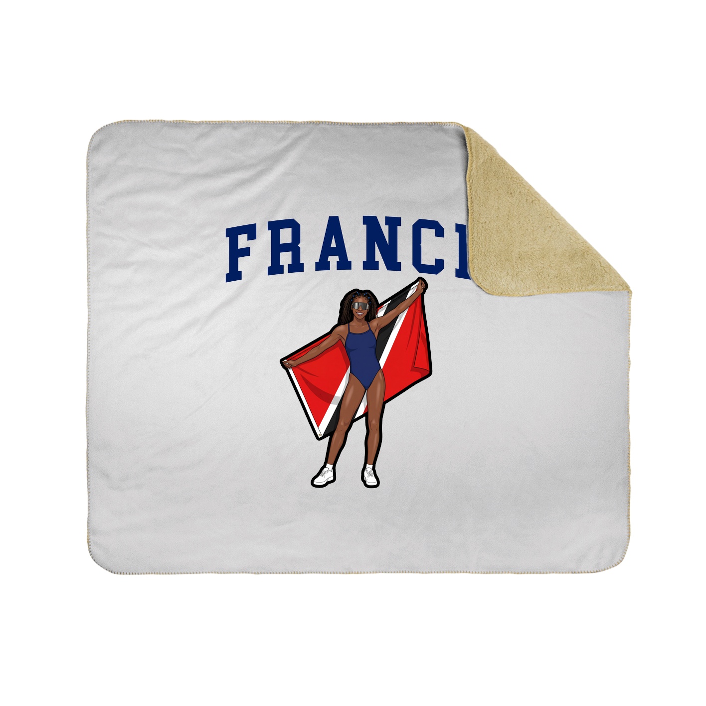 Throw Blanket — Shirsey in White